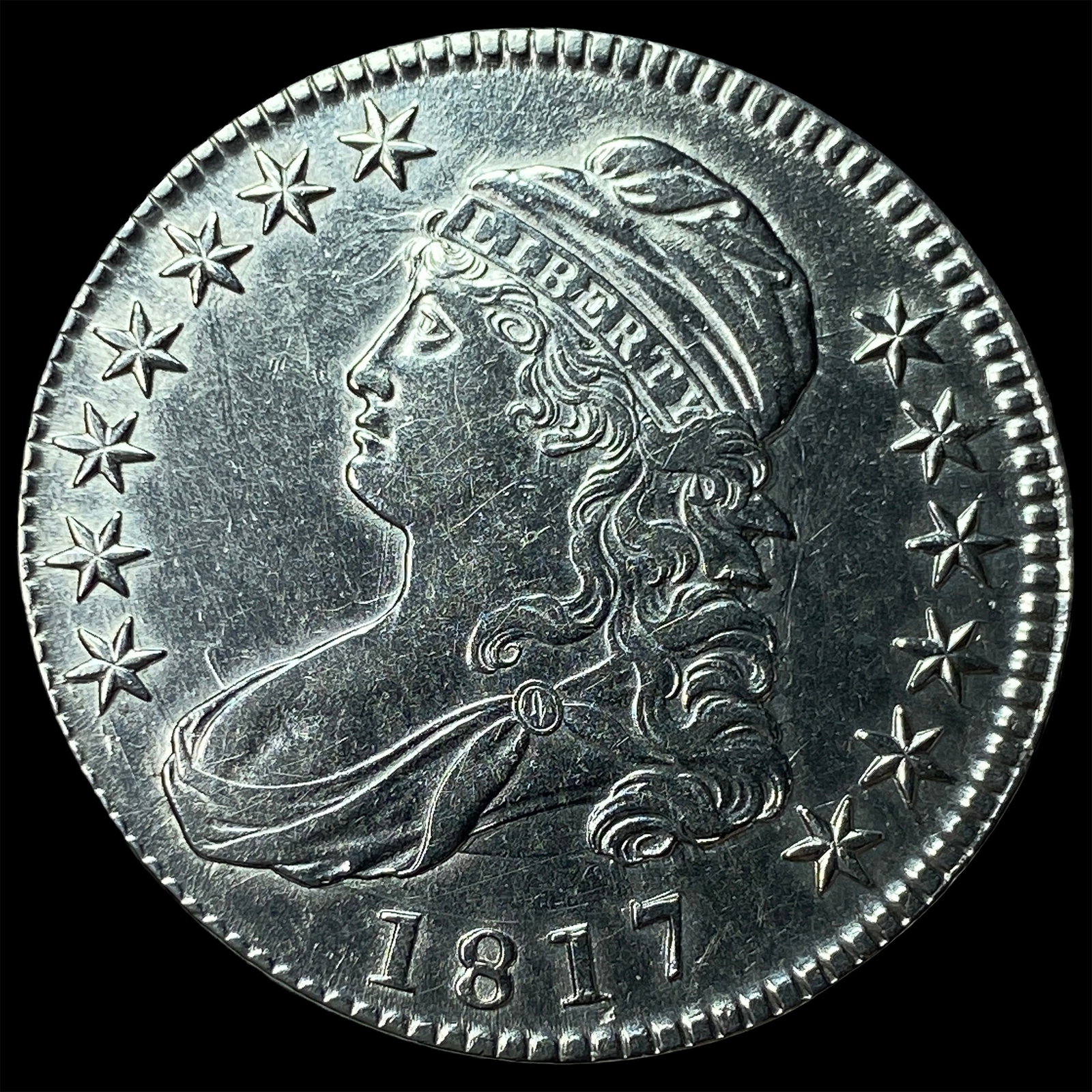 1817 Capped Bust Half Dollar UNCIRCULATED (1 of 2)
