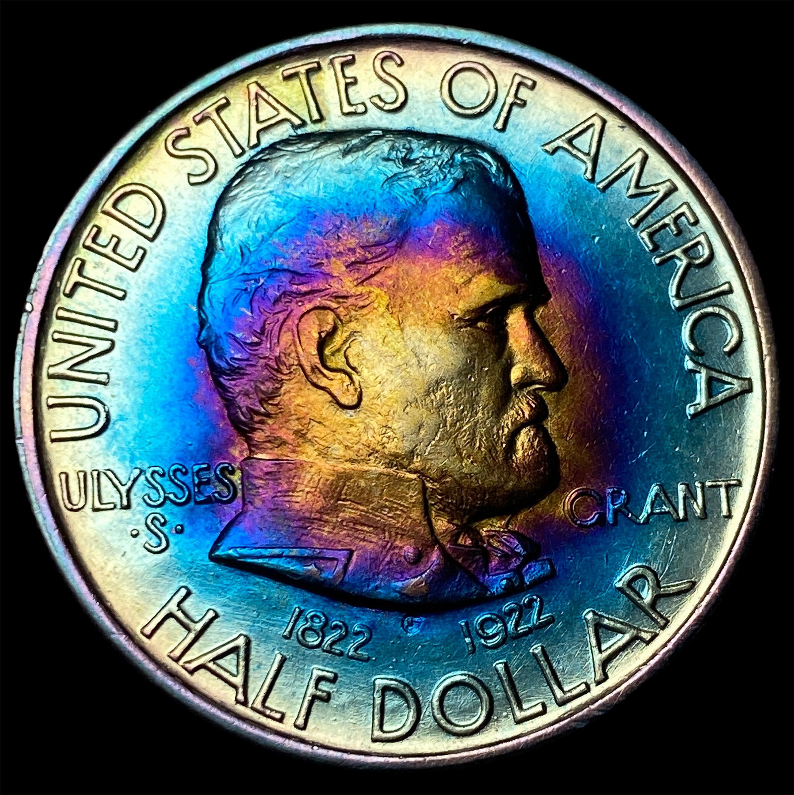 1922-S Silver Half Dollar Grant GEM BU (1 of 2)