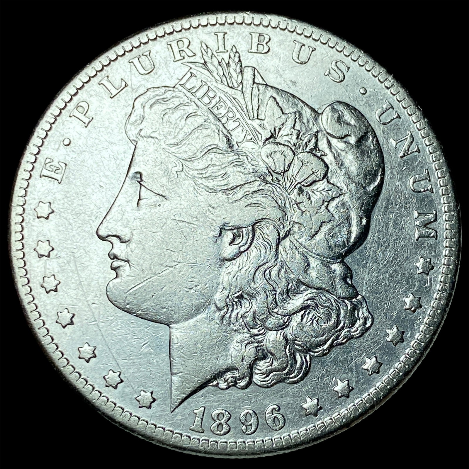1896-S Morgan Silver Dollar NEARLY UNCIRCULATED (1 of 2)