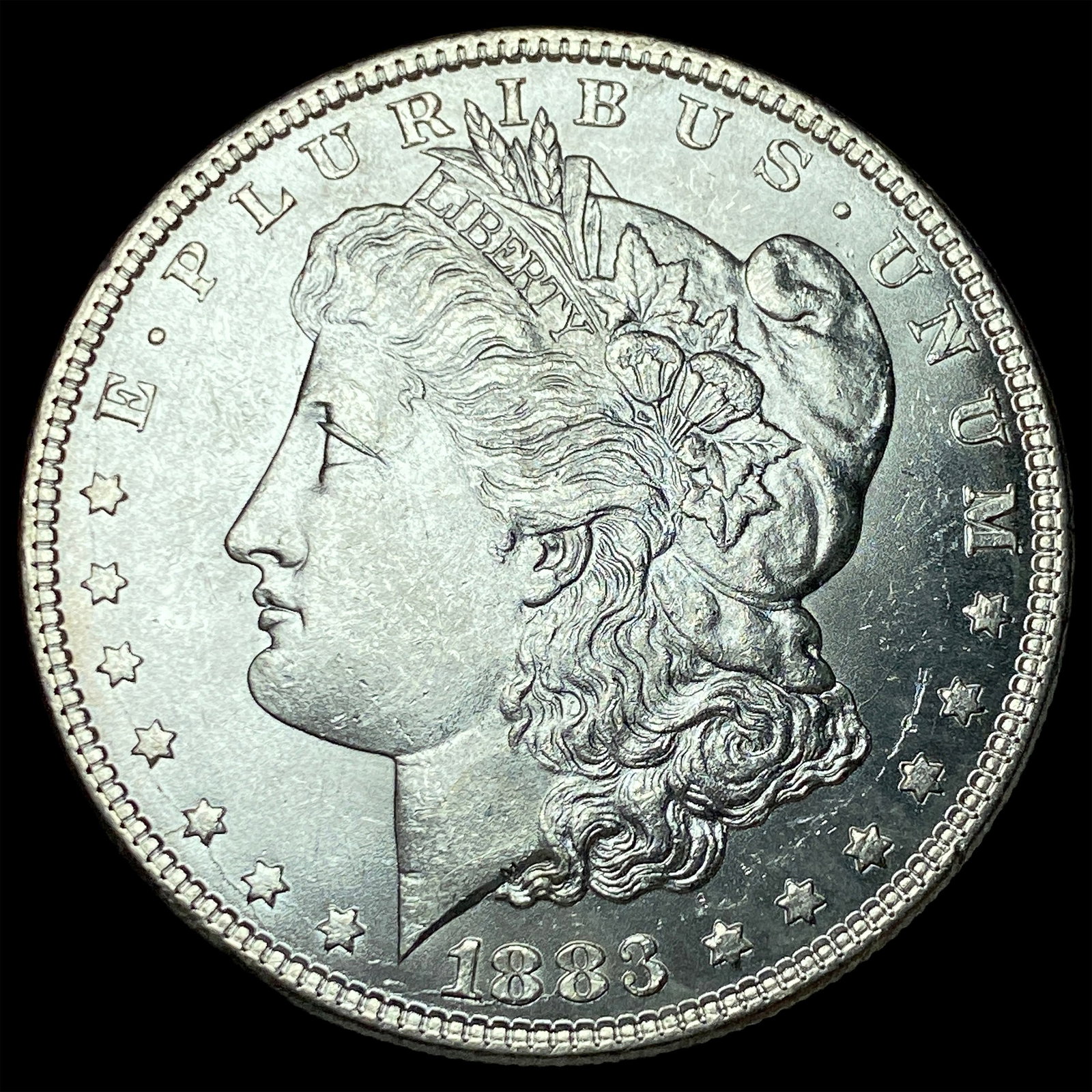 1883-S Silver Morgan Dollar CHOICE BU (1 of 2)