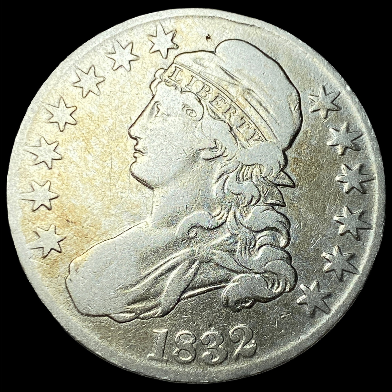 1832 Capped Bust Half Dollar NICELY CIRCULATED (1 of 2)