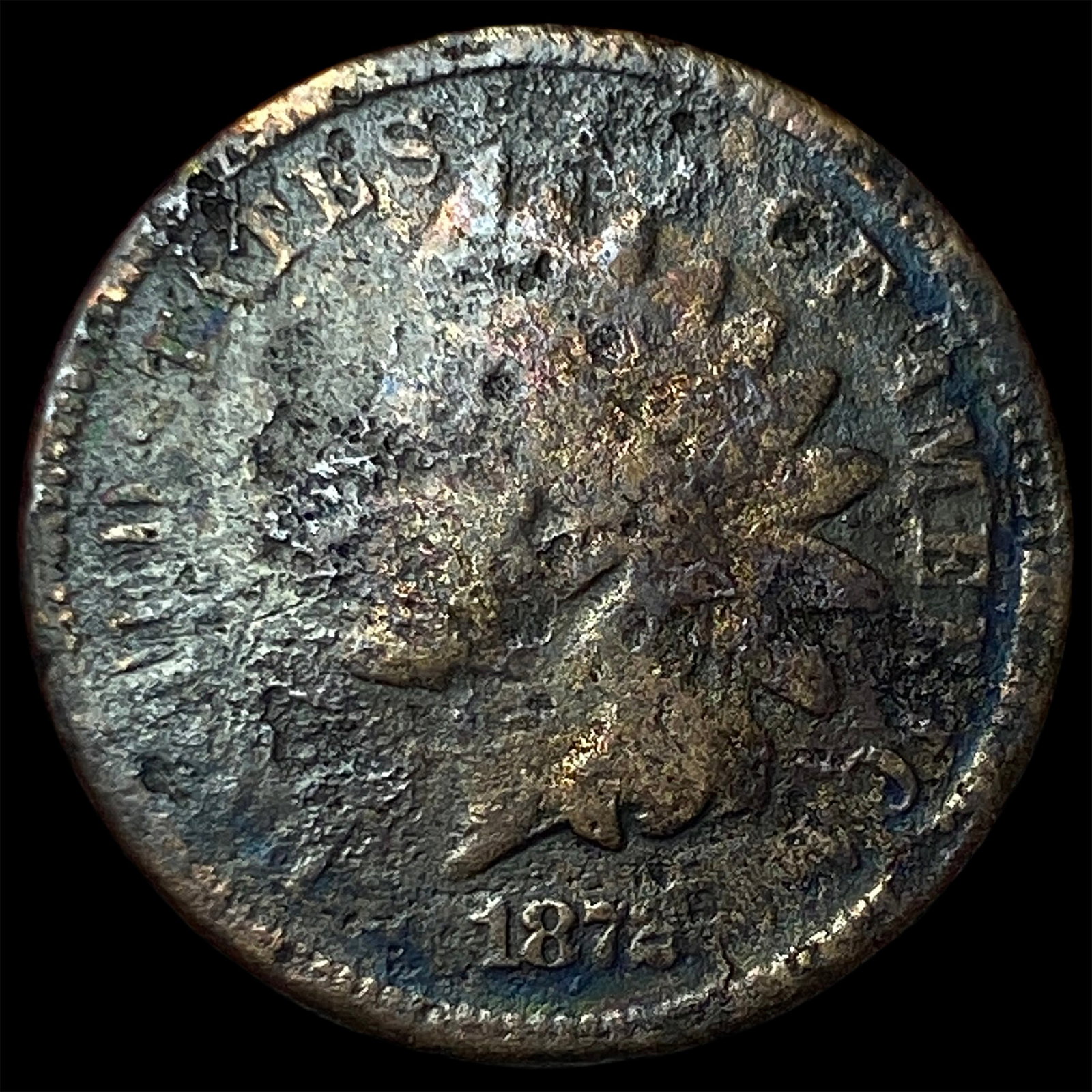 1872 Indian Head Cent NICELY CIRCULATED: 1872 Indian Head Cent NICELY CIRCULATED