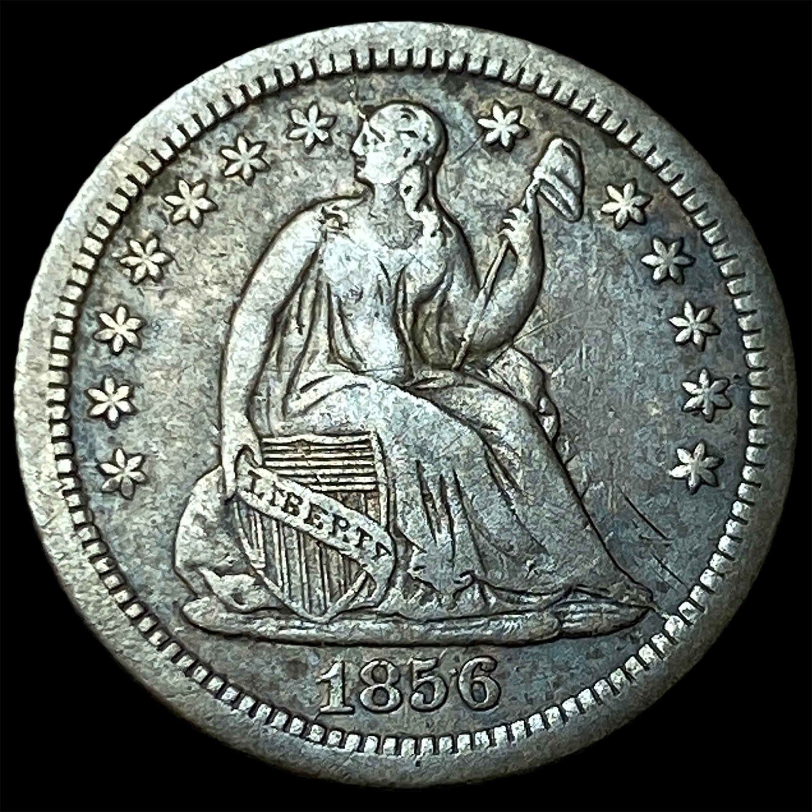 1856-O Silver Half Dime LIGHTLY CIRCULATED (1 of 2)