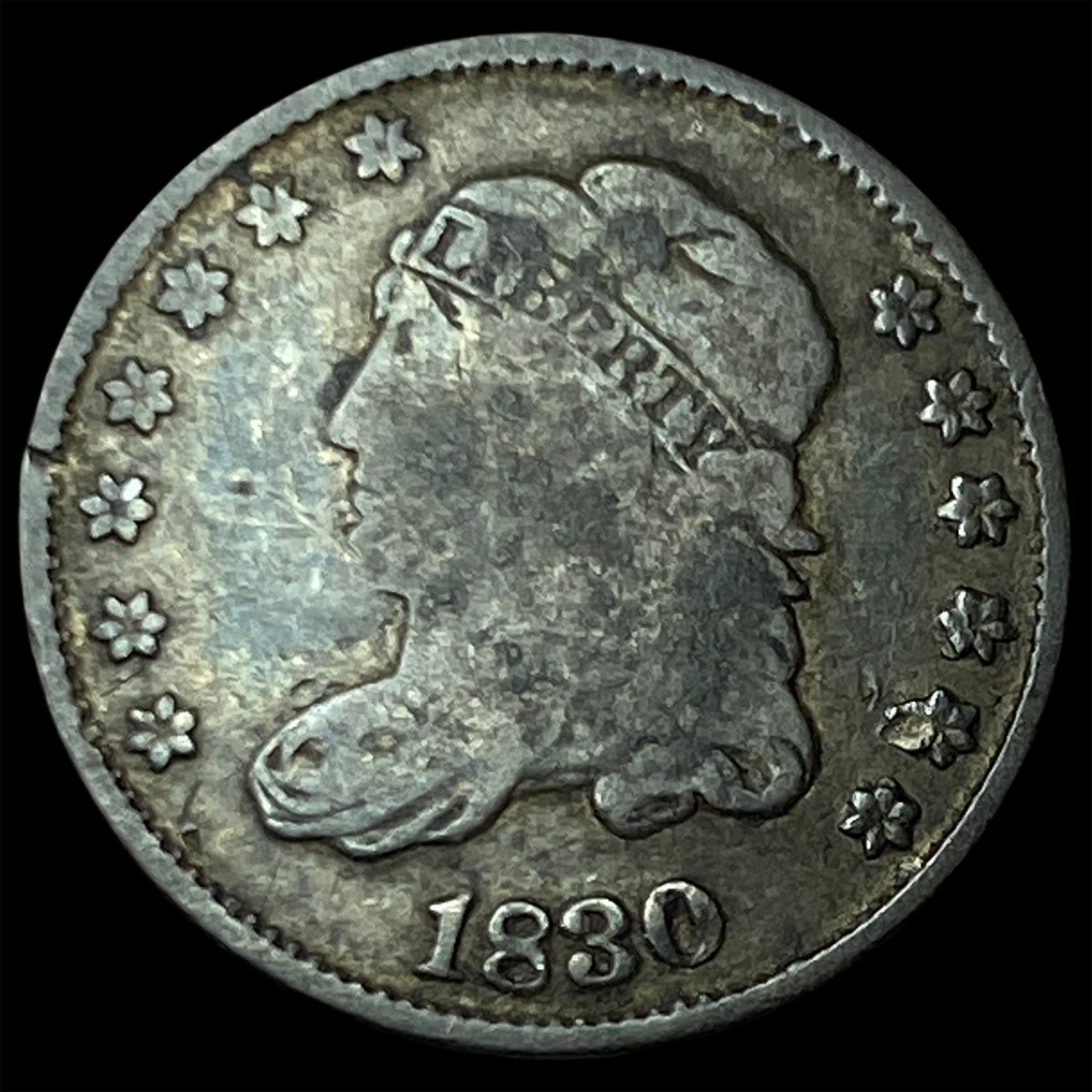 1830 Capped Bust Half Dime LIGHTLY CIRCULATED (1 of 2)