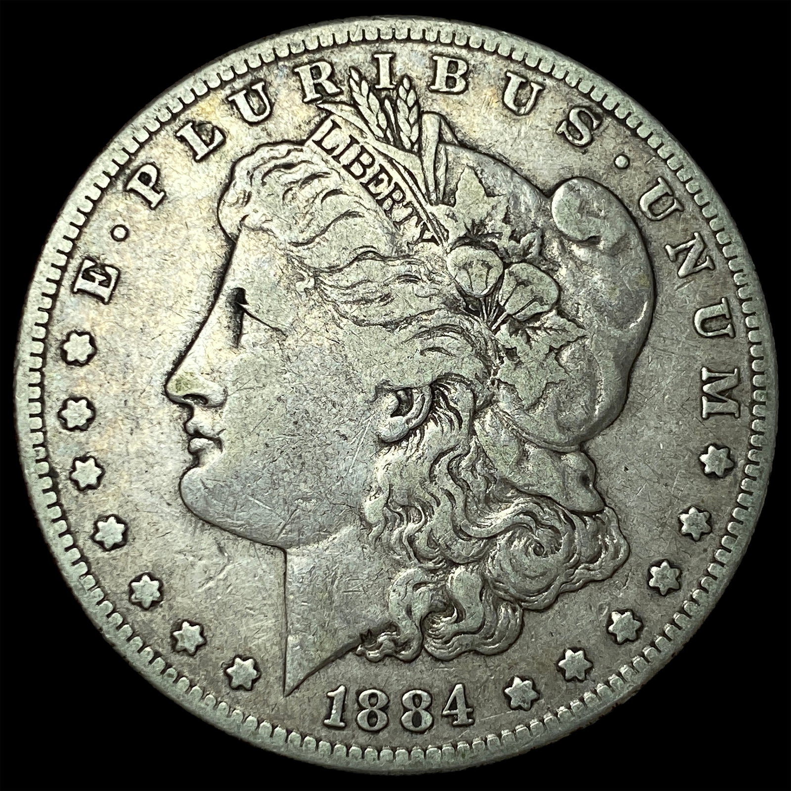 1884-S Silver Morgan Dollar NEARLY UNCIRCULATED (1 of 2)