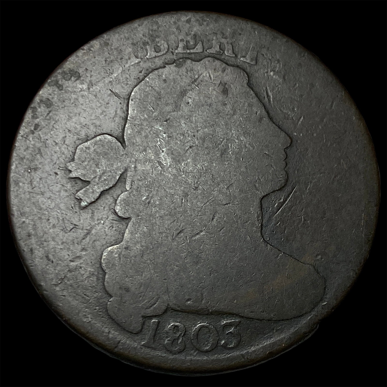 1803 Draped Bust Large Cent NICELY CIRCULATED: 1803 Draped Bust Large Cent NICELY CIRCULATED