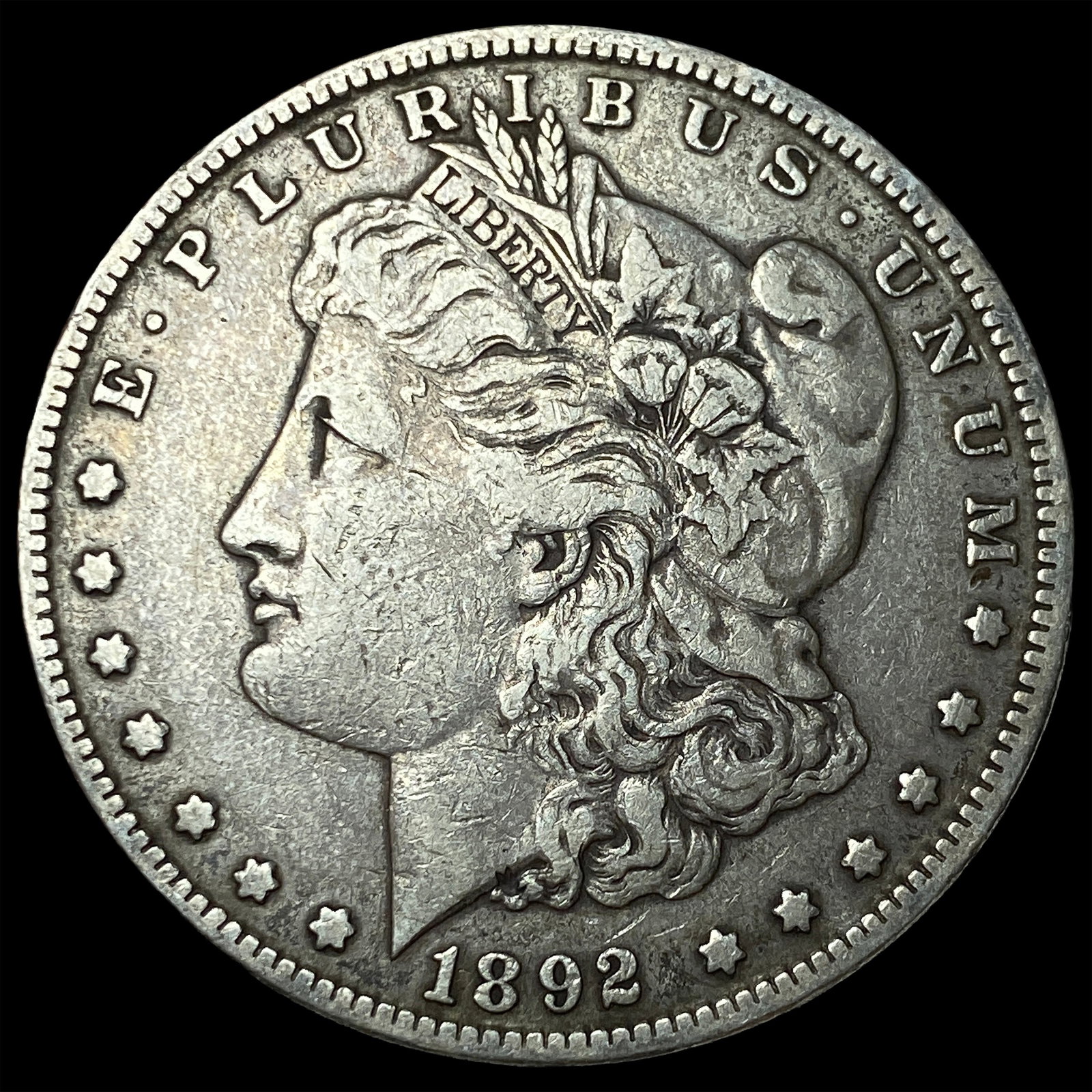 1892 Morgan Silver Dollar LIGHTLY CIRCULATED: 1892 Morgan Silver Dollar LIGHTLY CIRCULATED