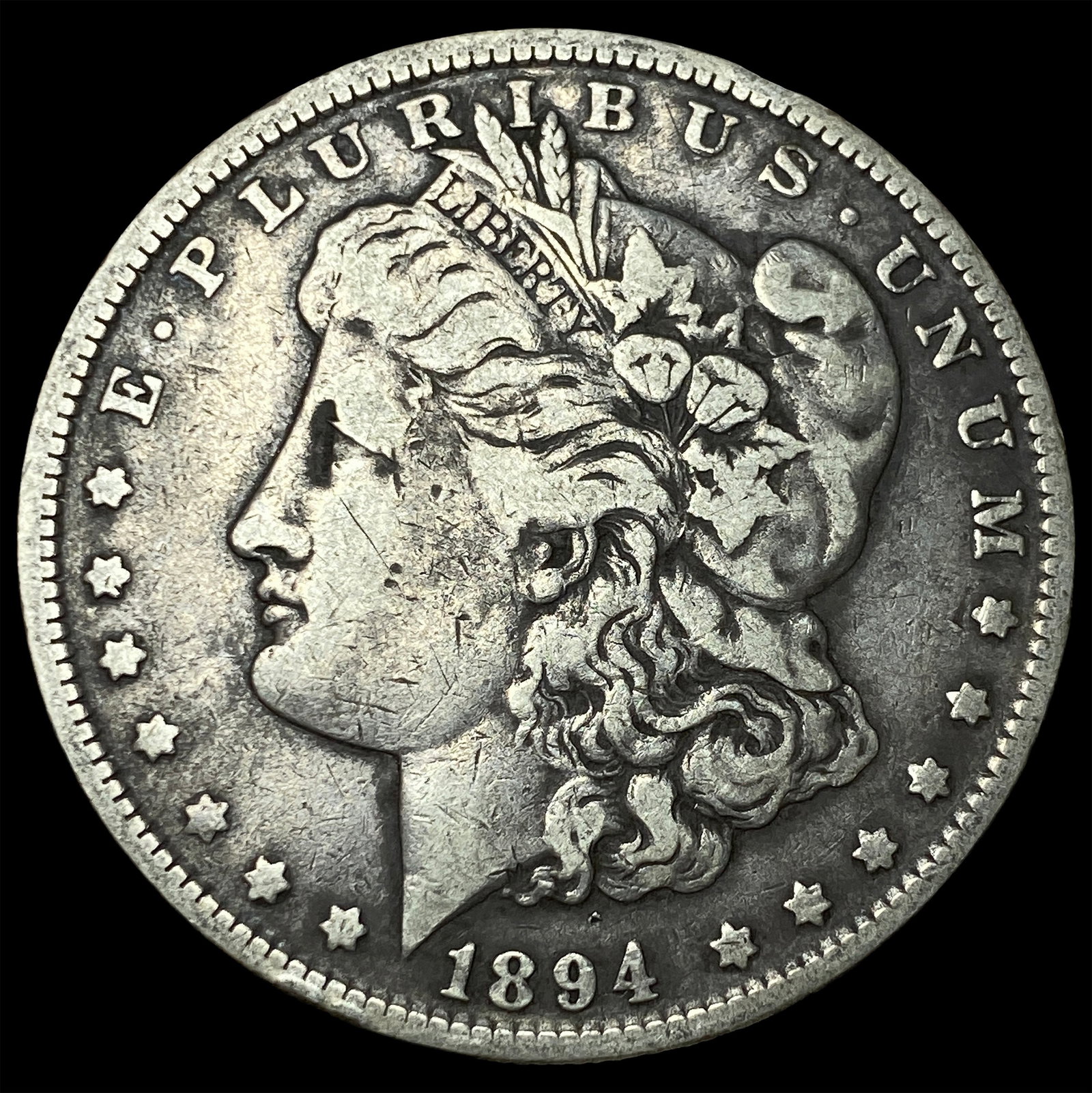 1894-O Silver Morgan Dollar LIGHTLY CIRCULATED: 1894-O Silver Morgan Dollar LIGHTLY CIRCULATED