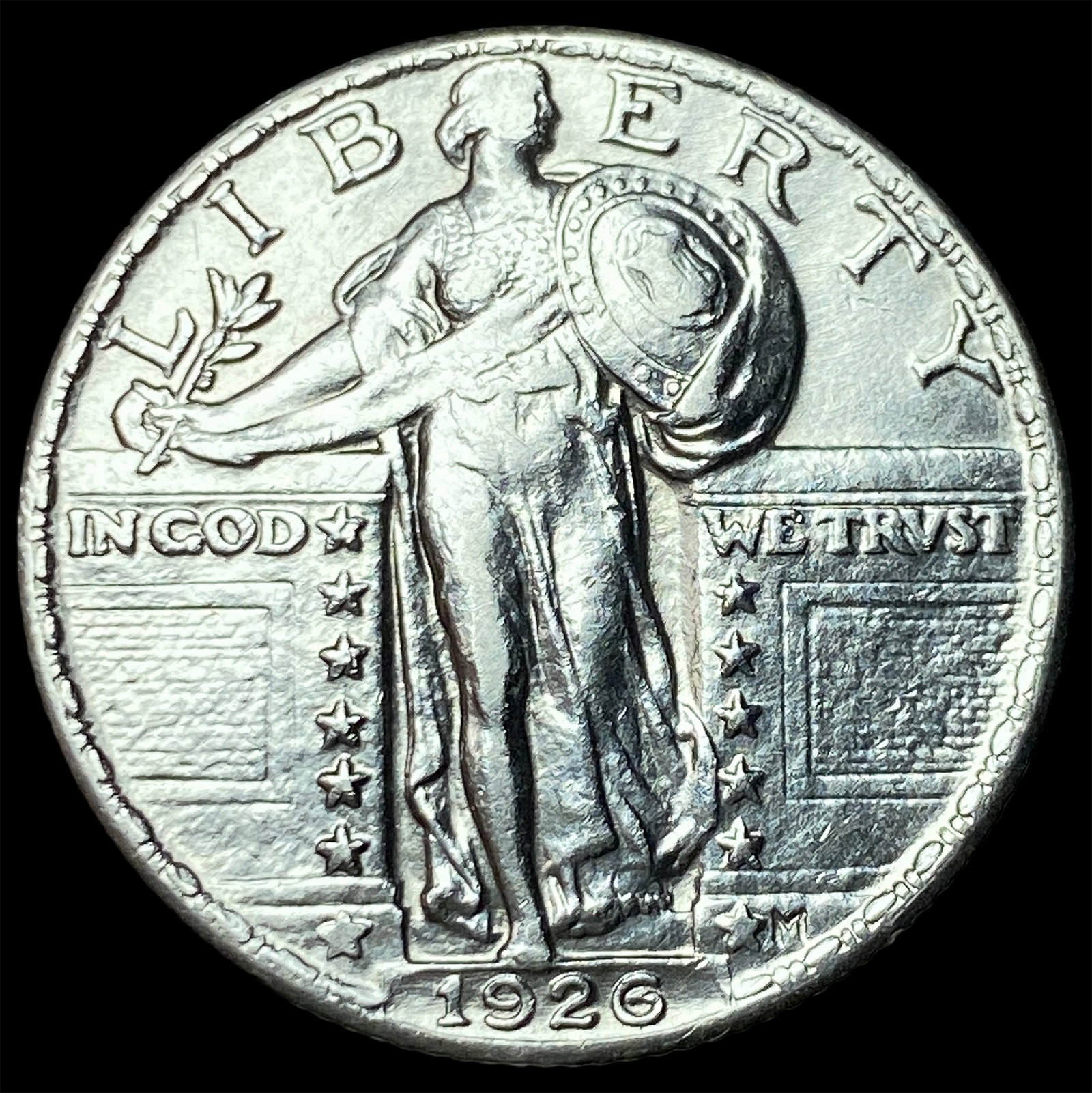 1926 Standing Liberty Quarter CHOICE AU: 1926 Standing Liberty Quarter CHOICE AU