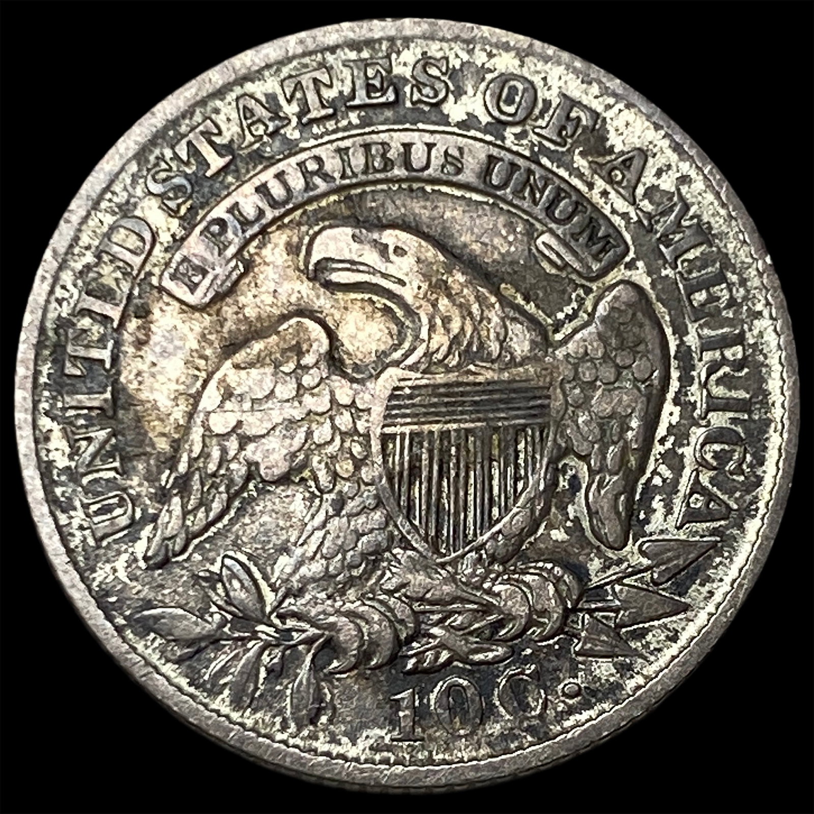 1835 Capped Bust Dime ABOUT UNCIRCULATED - 2