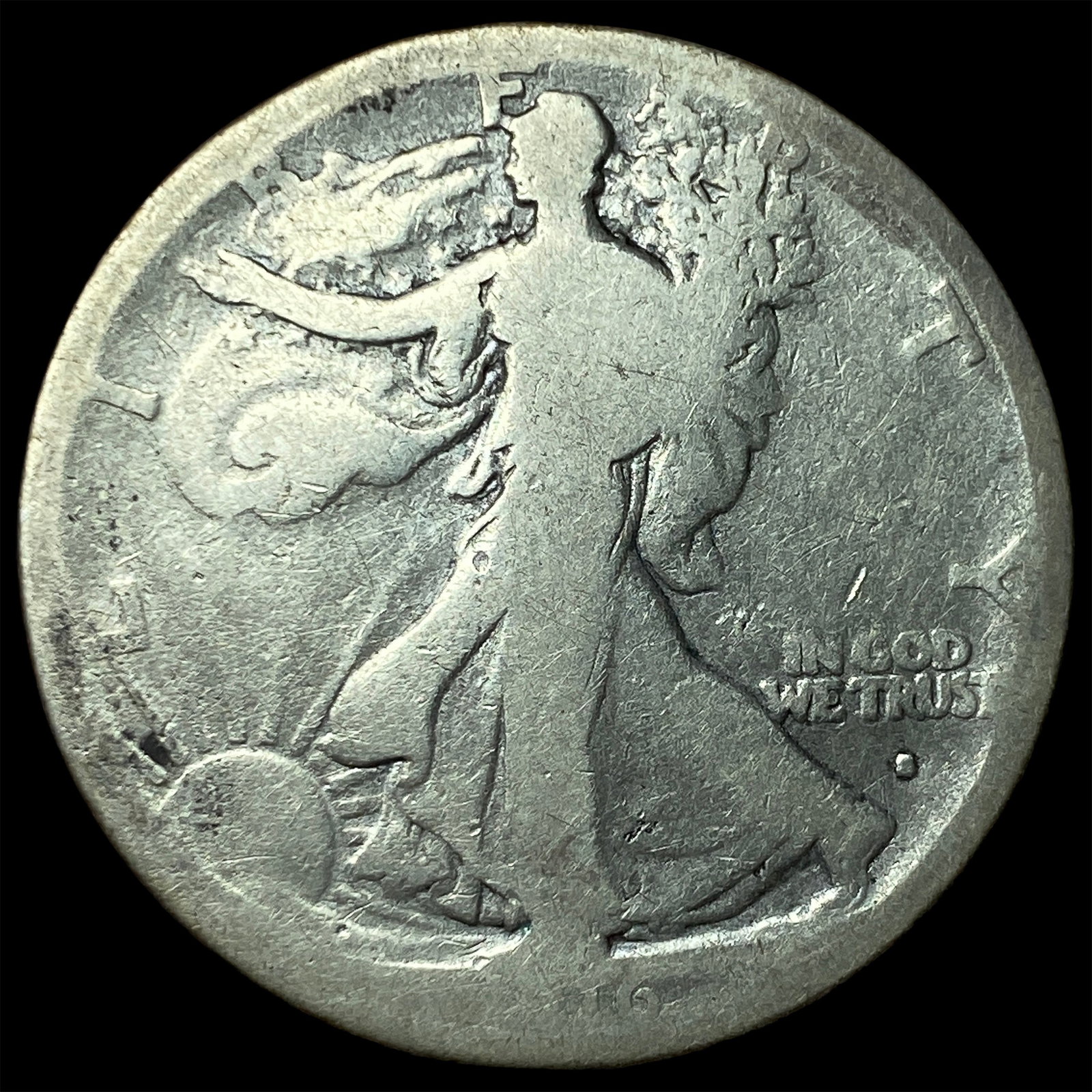1916 Walking Liberty Half Dollar NICELY CIRCULATED (1 of 2)