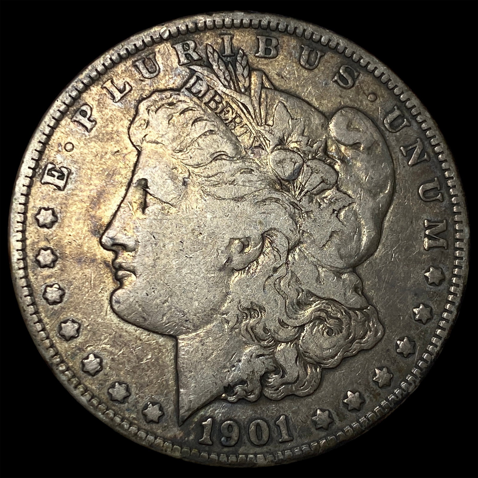 1901-S Silver Morgan Dollar CLOSELY UNCIRCULATED (1 of 2)