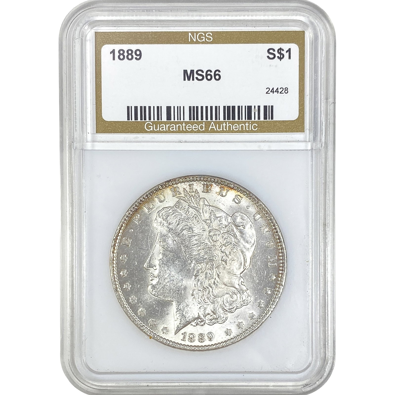 [2 Coins] 1889-1896 Morgan Silver Dollar NGS MS66-67: [2 Coins] 1889-1896 Morgan Silver Dollar NGS MS66-67