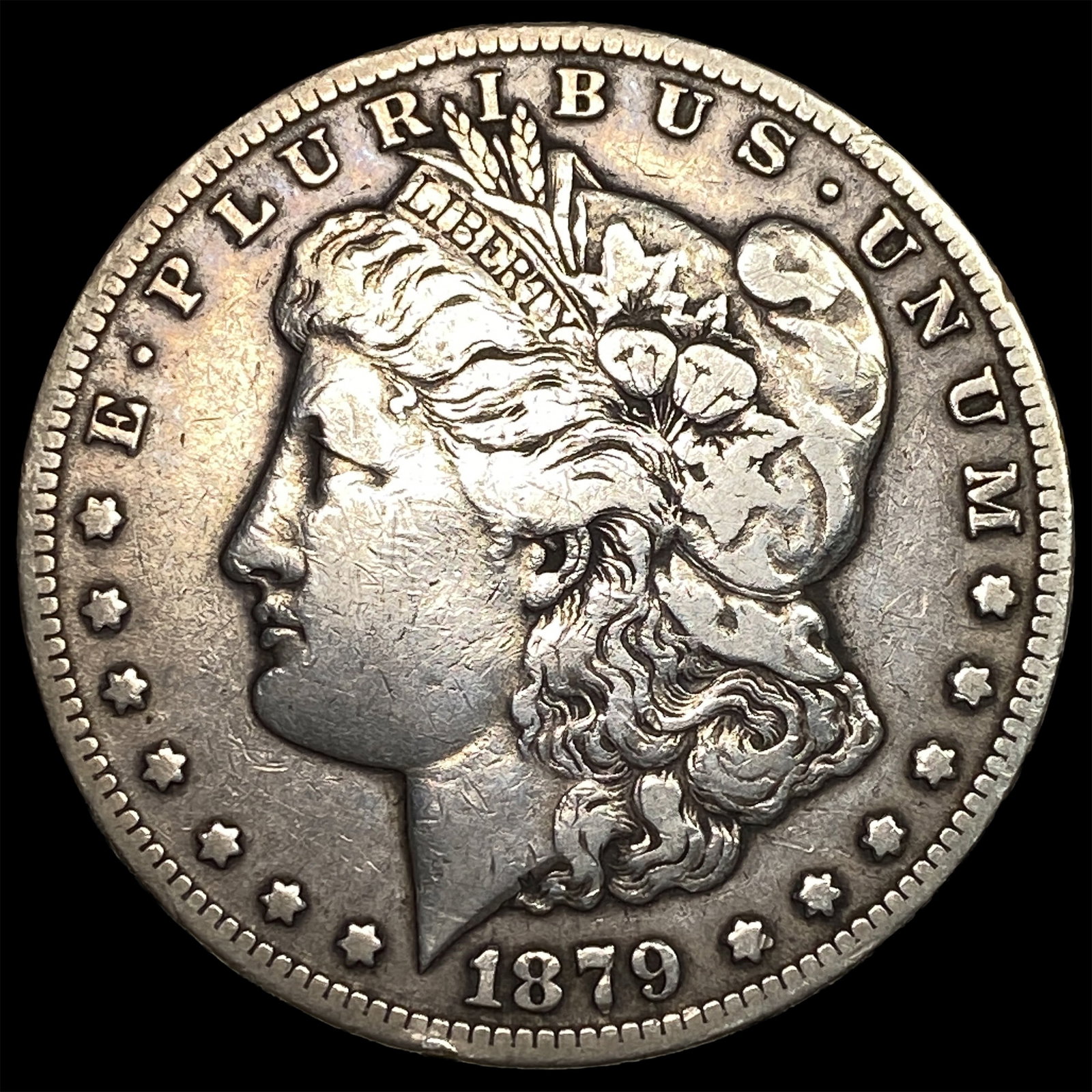 1879-S Silver Morgan Dollar NEARLY UNCIRCULATED (1 of 2)