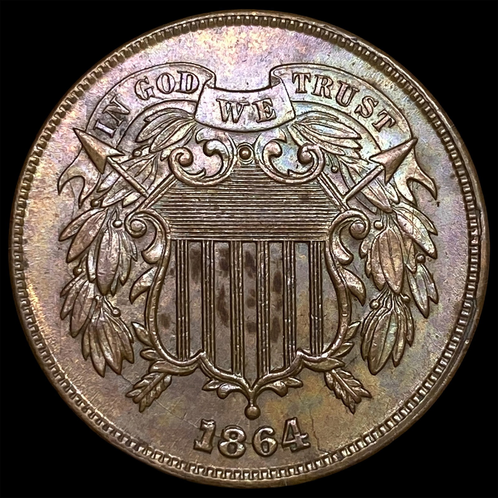 1864 Two-Cent Piece UNCIRCULATED (1 of 2)