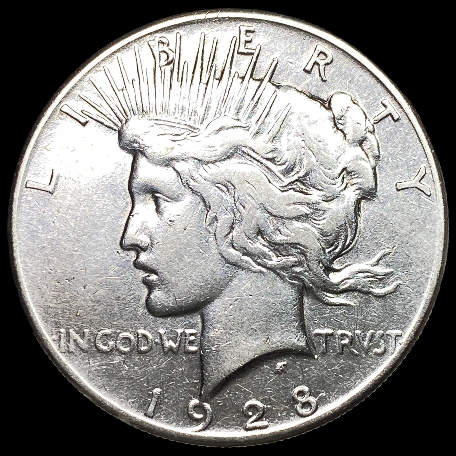 1928 Silver Peace Dollar LIGHTLY CIRCULATED: 1928 Silver Peace Dollar LIGHTLY CIRCULATED