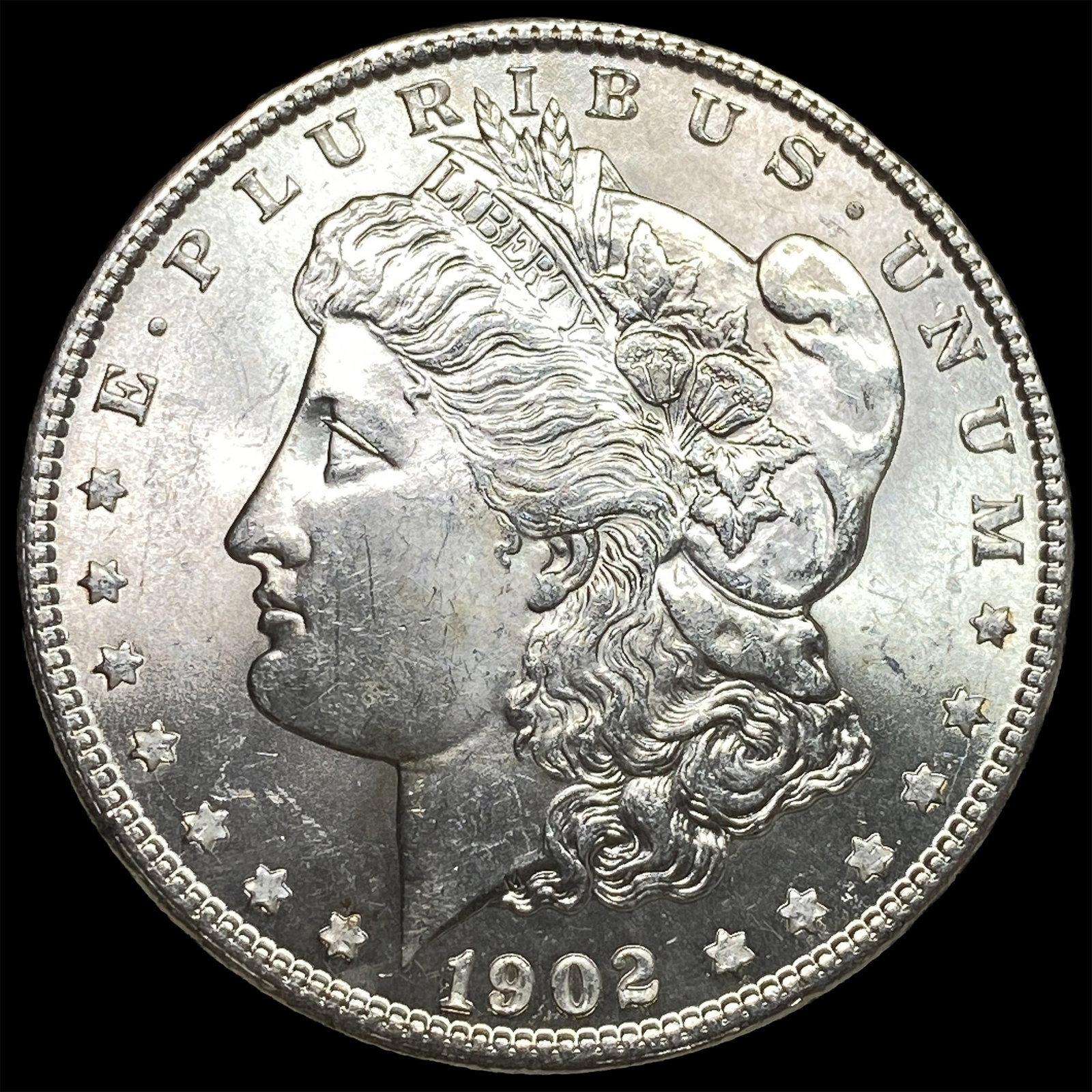 1902-O Silver Morgan Dollar CHOICE BU (1 of 2)