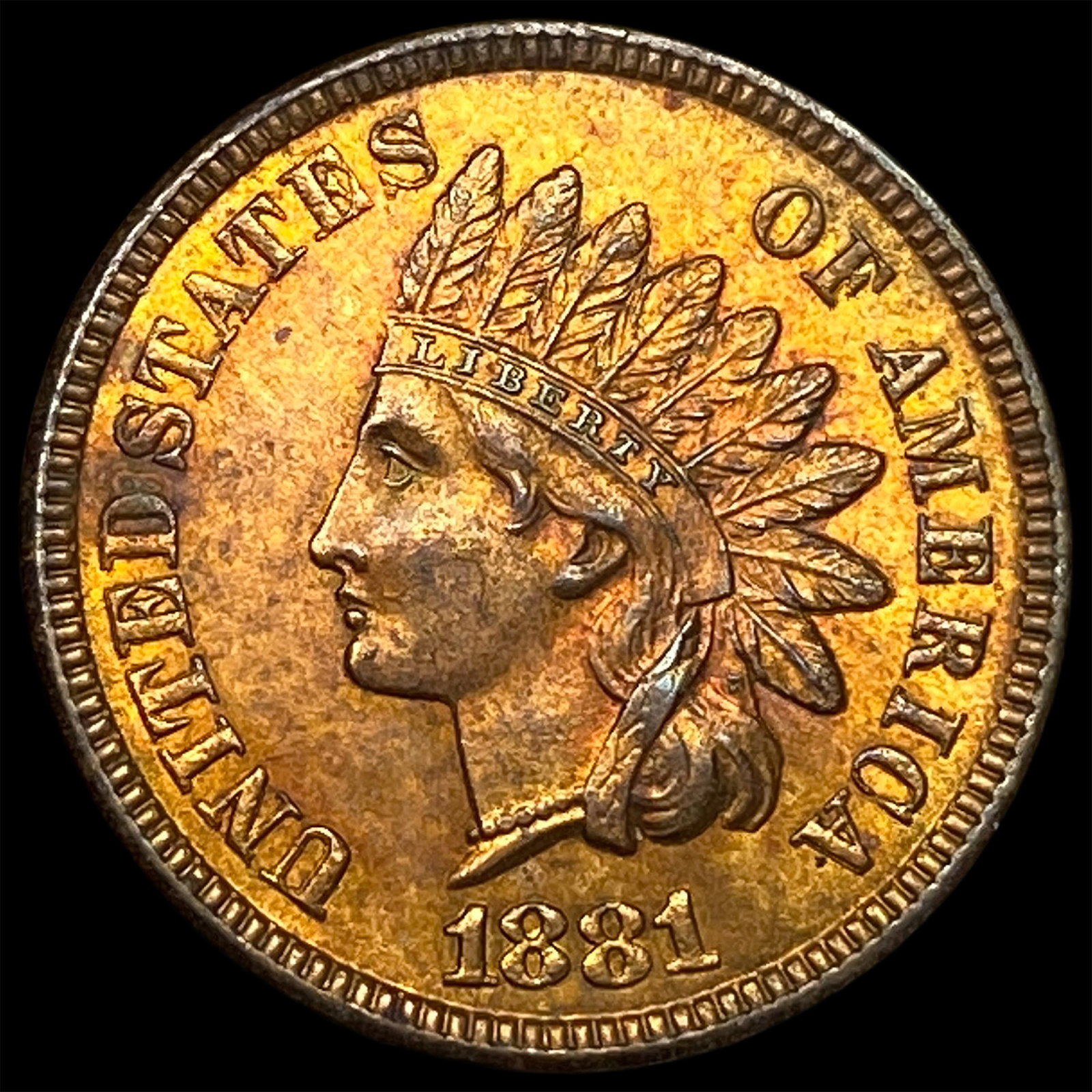 1881 Indian Head Cent CHOICE BU (1 of 2)