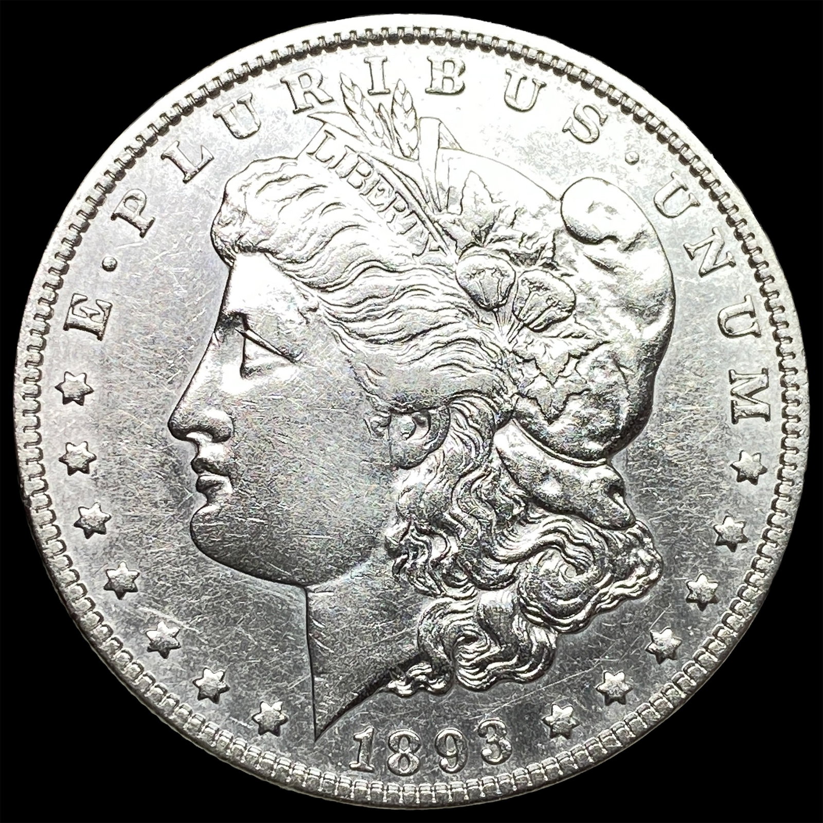 1893-O Silver Morgan Dollar NEARLY UNCIRCULATED: 1893-O Silver Morgan Dollar NEARLY UNCIRCULATED