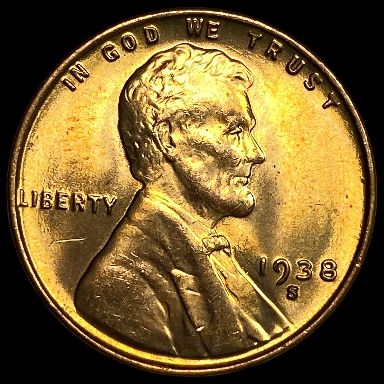 1938-S Lincoln Wheat Cent GEM BU (1 of 2)