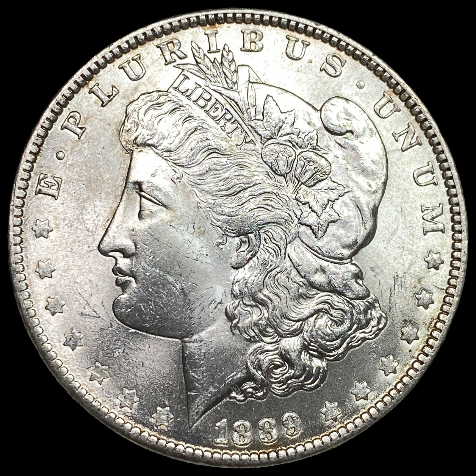 1889-S Silver Morgan Dollar CHOICE BU (1 of 2)