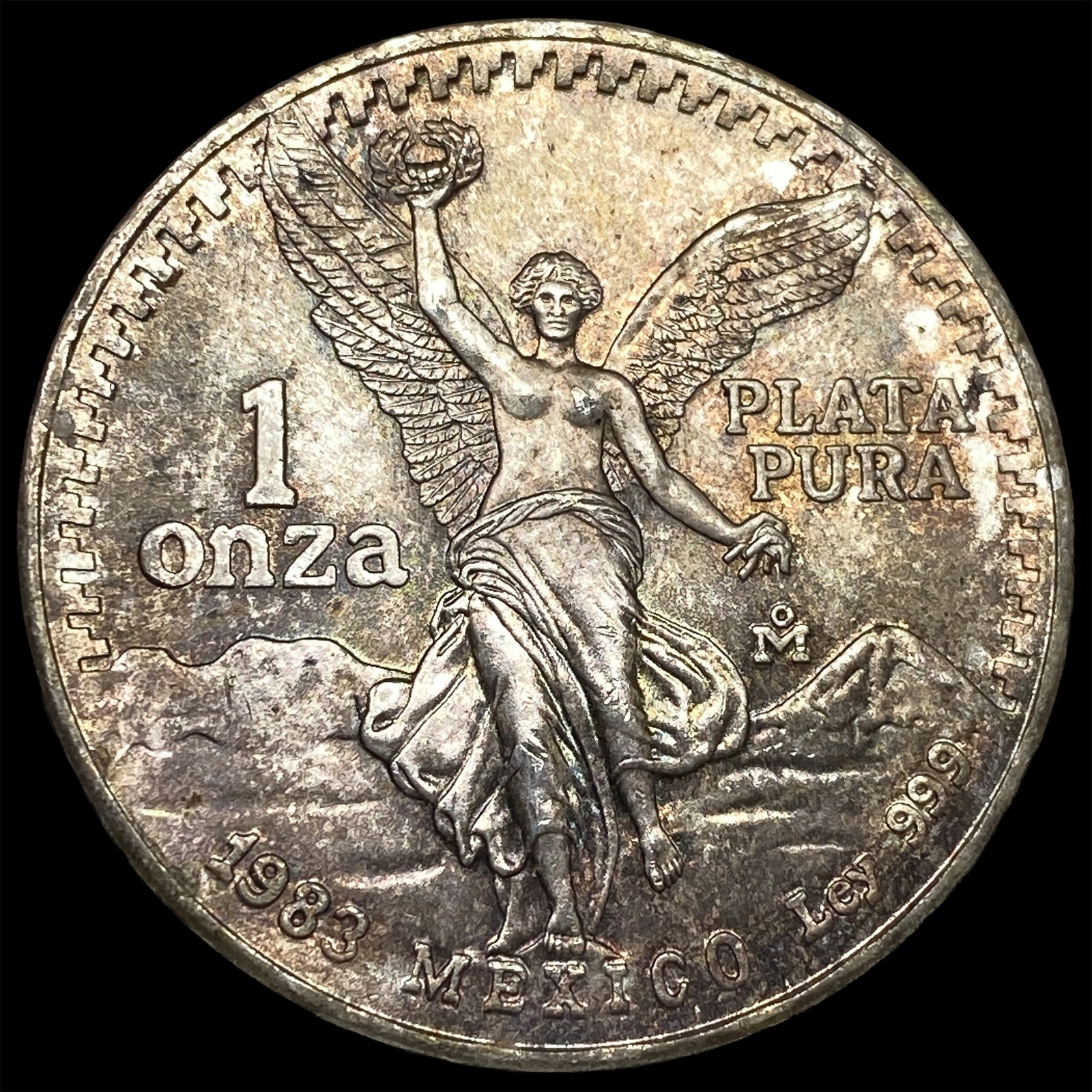 1983 Mexico Silver 1 Onza Libertad SUPERB GEM BU: 1983 Mexico Silver 1 Onza Libertad SUPERB GEM BU