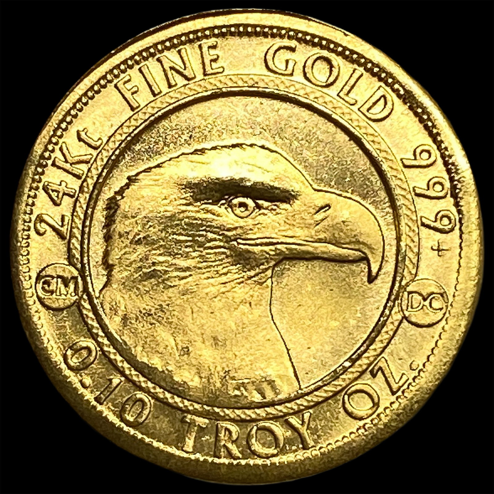 2021 0.10oz Gold Prospector Round CHOICE PROOF: 2021 0.10oz Gold Prospector Round CHOICE PROOF
