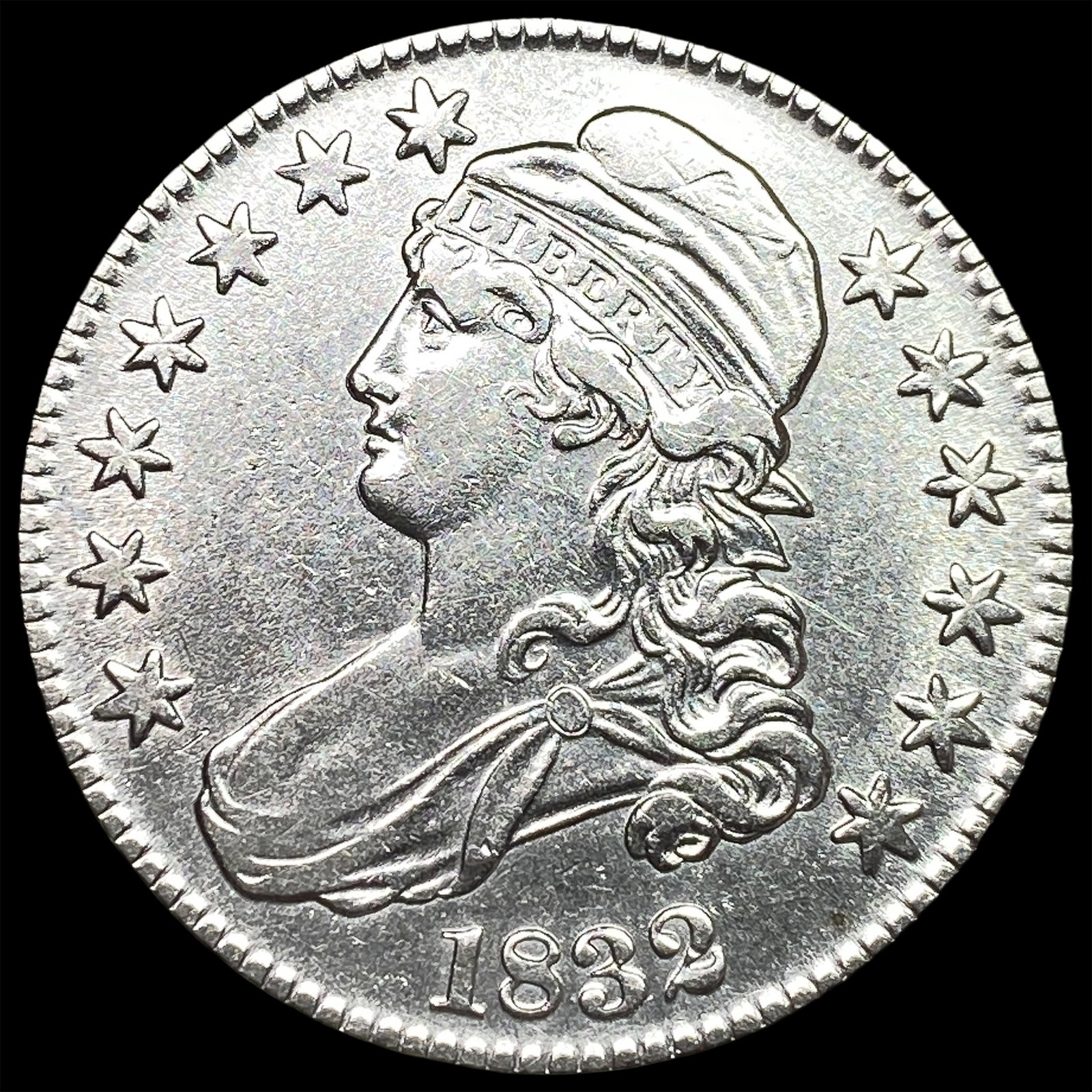1832 Capped Bust Half Dollar UNCIRCULATED (1 of 2)