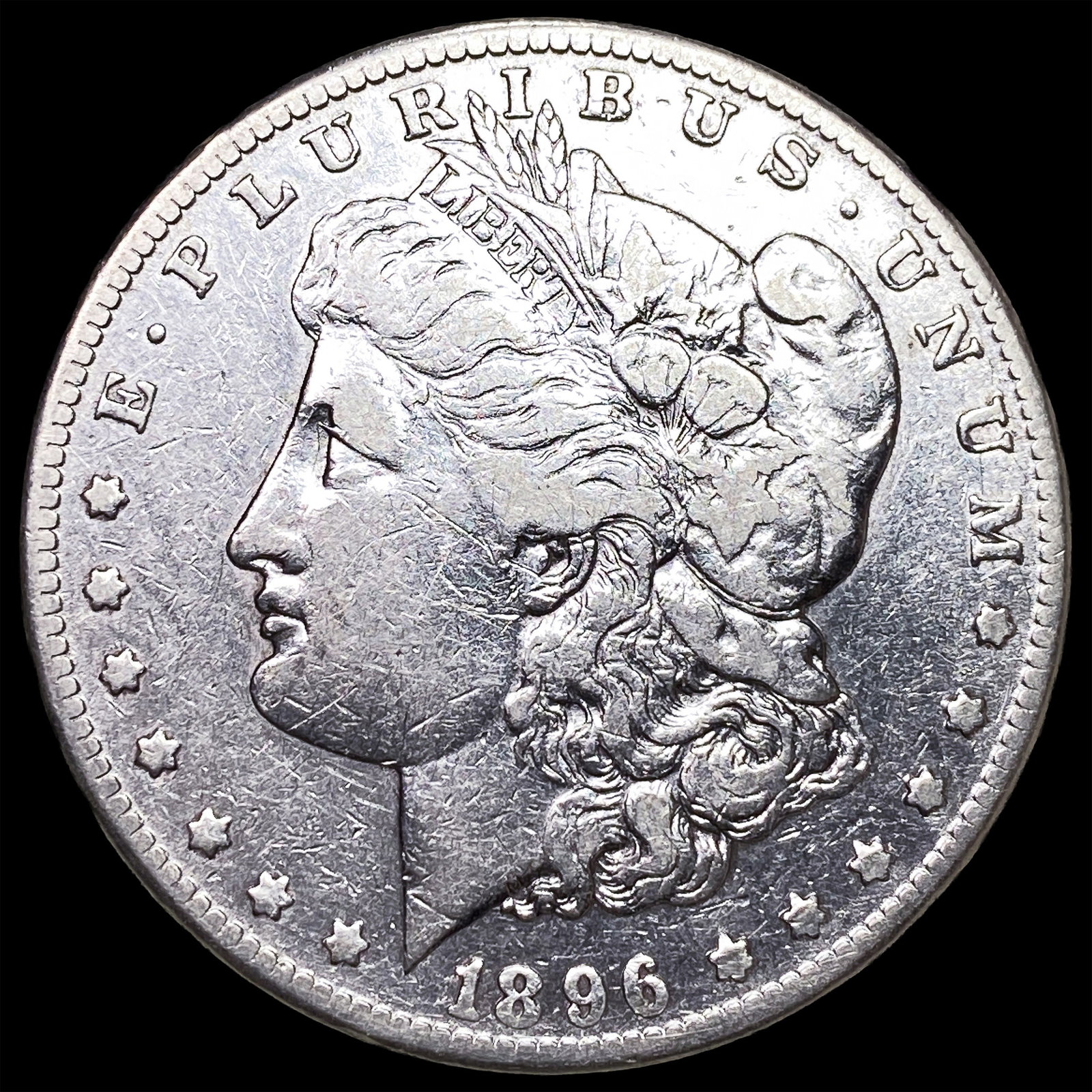 1896-S Silver Morgan Dollar LIGHTLY CIRCULATED: 1896-S Silver Morgan Dollar LIGHTLY CIRCULATED