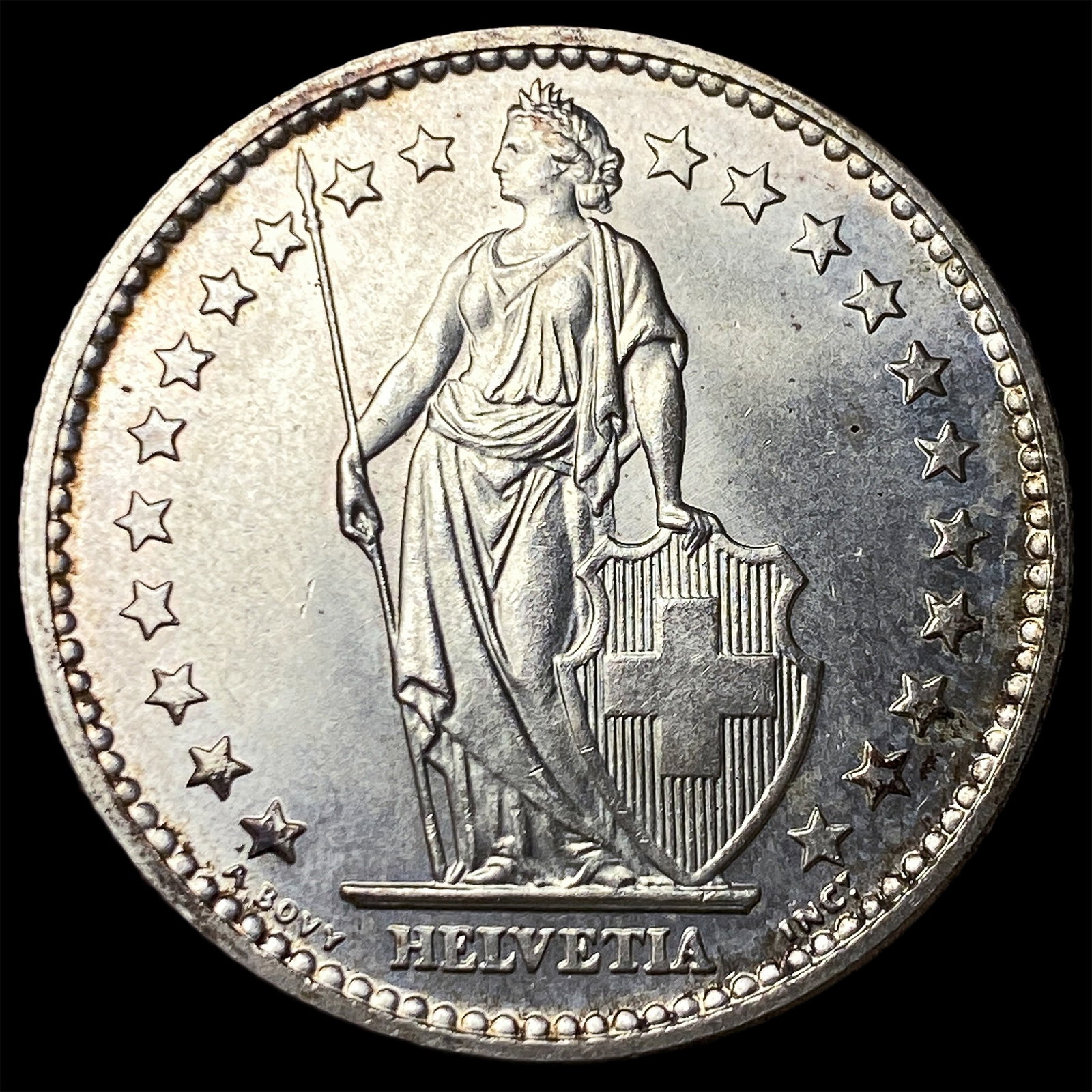 1967 Switzerland Silver 2 Francs (1 of 2)