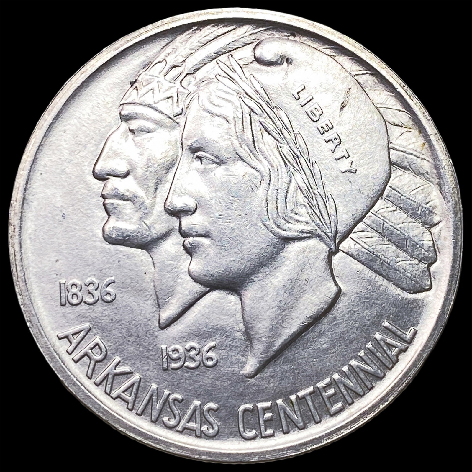 1935-S Arkansas Silver Half Dollar CHOICE BU: 1935-S Arkansas Silver Half Dollar CHOICE BU