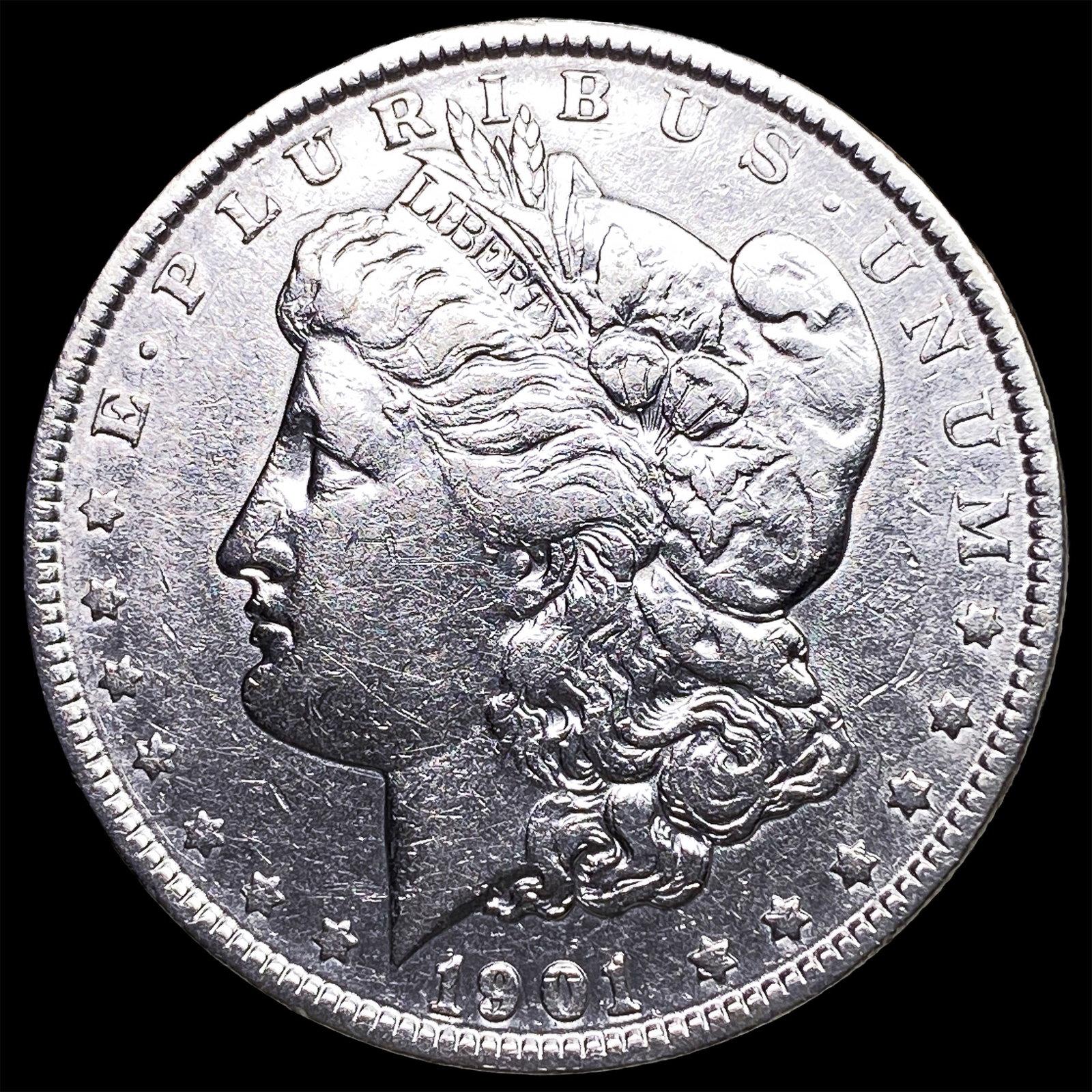 1901 Morgan Silver Dollar CHOICE AU: 1901 Morgan Silver Dollar CHOICE AU