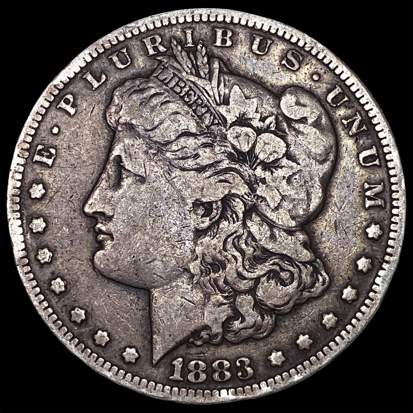 1883-CC Silver Morgan Dollar LIGHTLY CIRCULATED: 1883-CC Silver Morgan Dollar LIGHTLY CIRCULATED