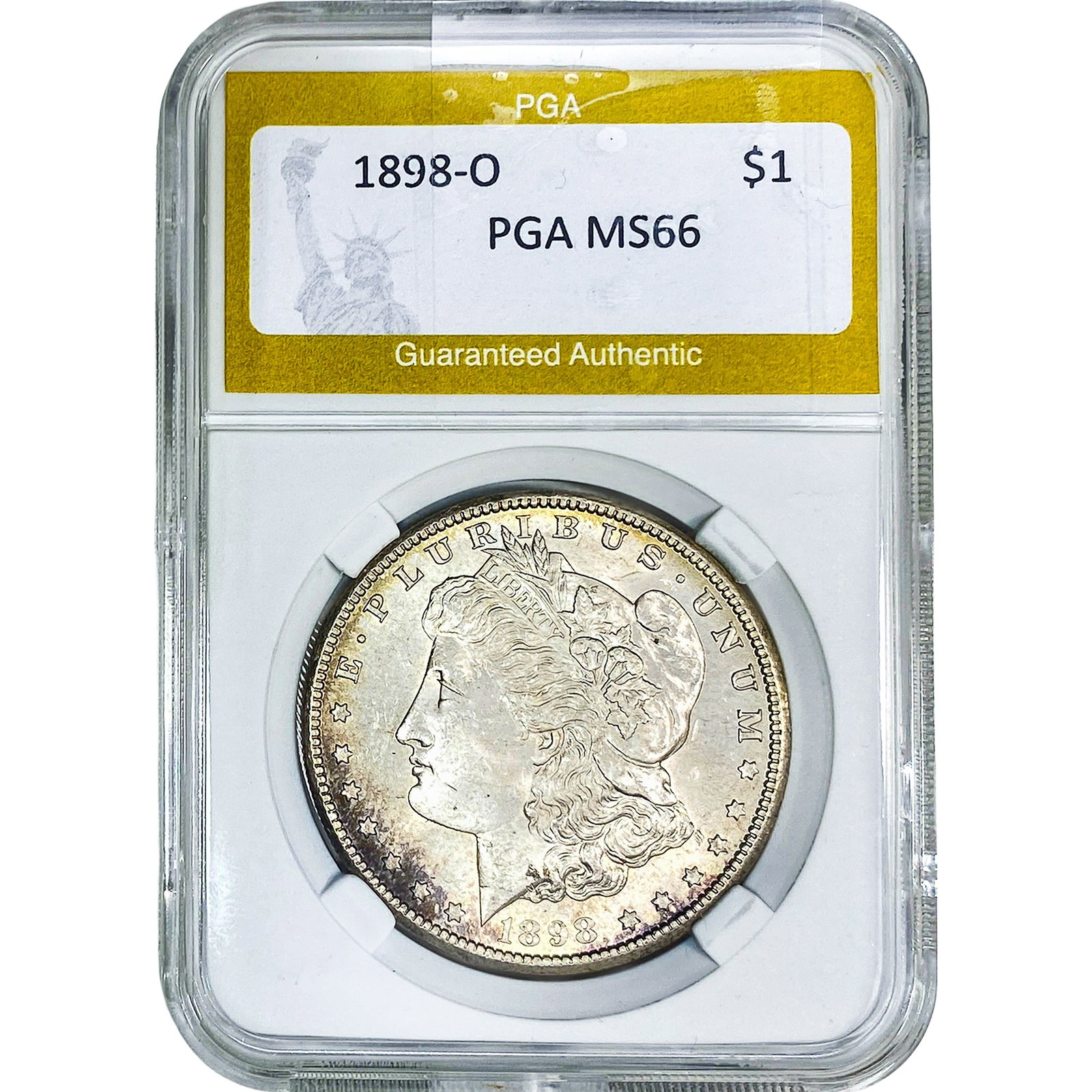 1898-O Morgan Silver Dollar PGA MS66 (1 of 2)