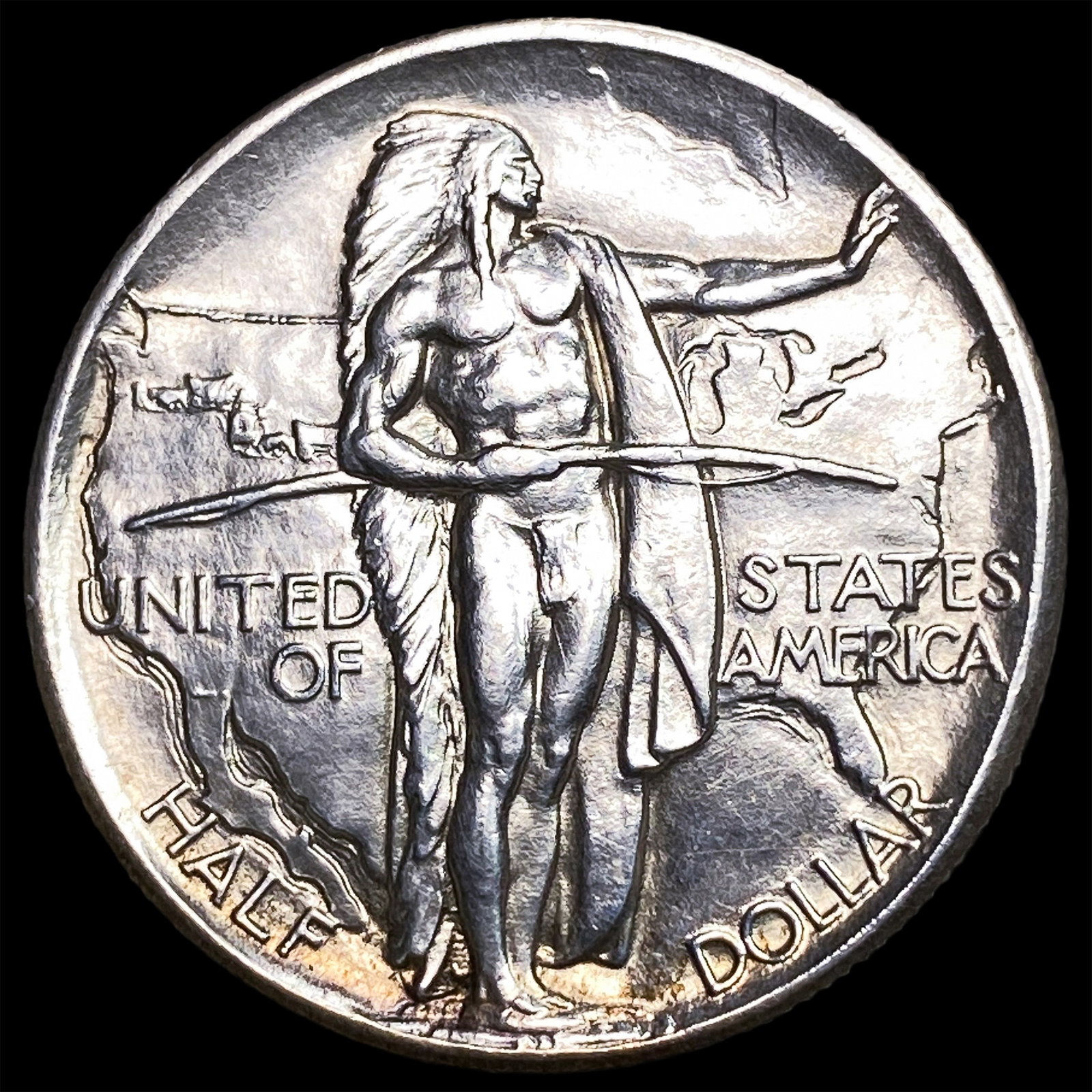 1926 Silver Oregon Trail Memorial Half Dollar GEM BU: 1926 Silver Oregon Trail Memorial Half Dollar GEM BU