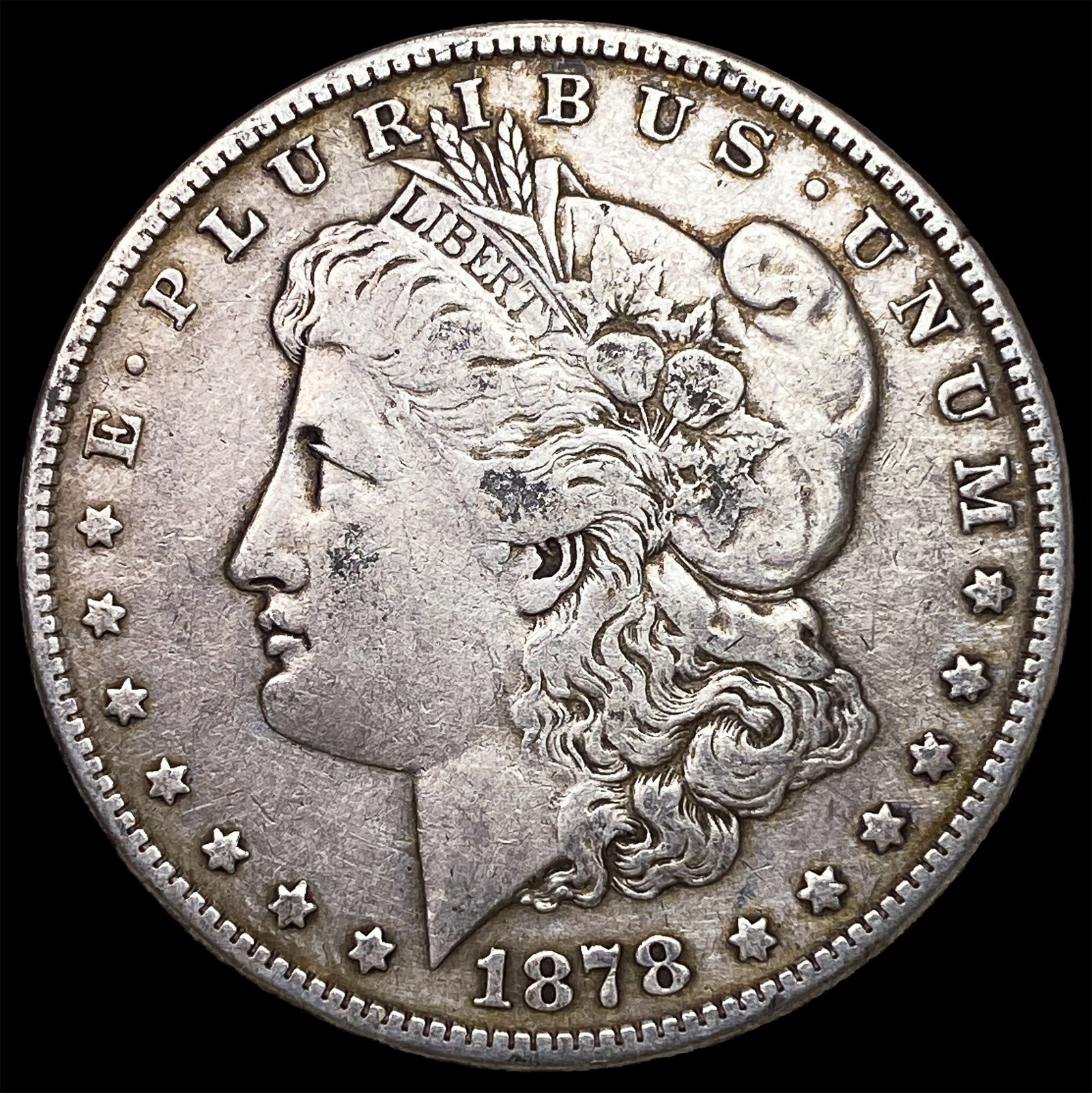 1878 Silver Morgan Dollar NEARLY UNCIRCULATED: 1878 Silver Morgan Dollar NEARLY UNCIRCULATED
