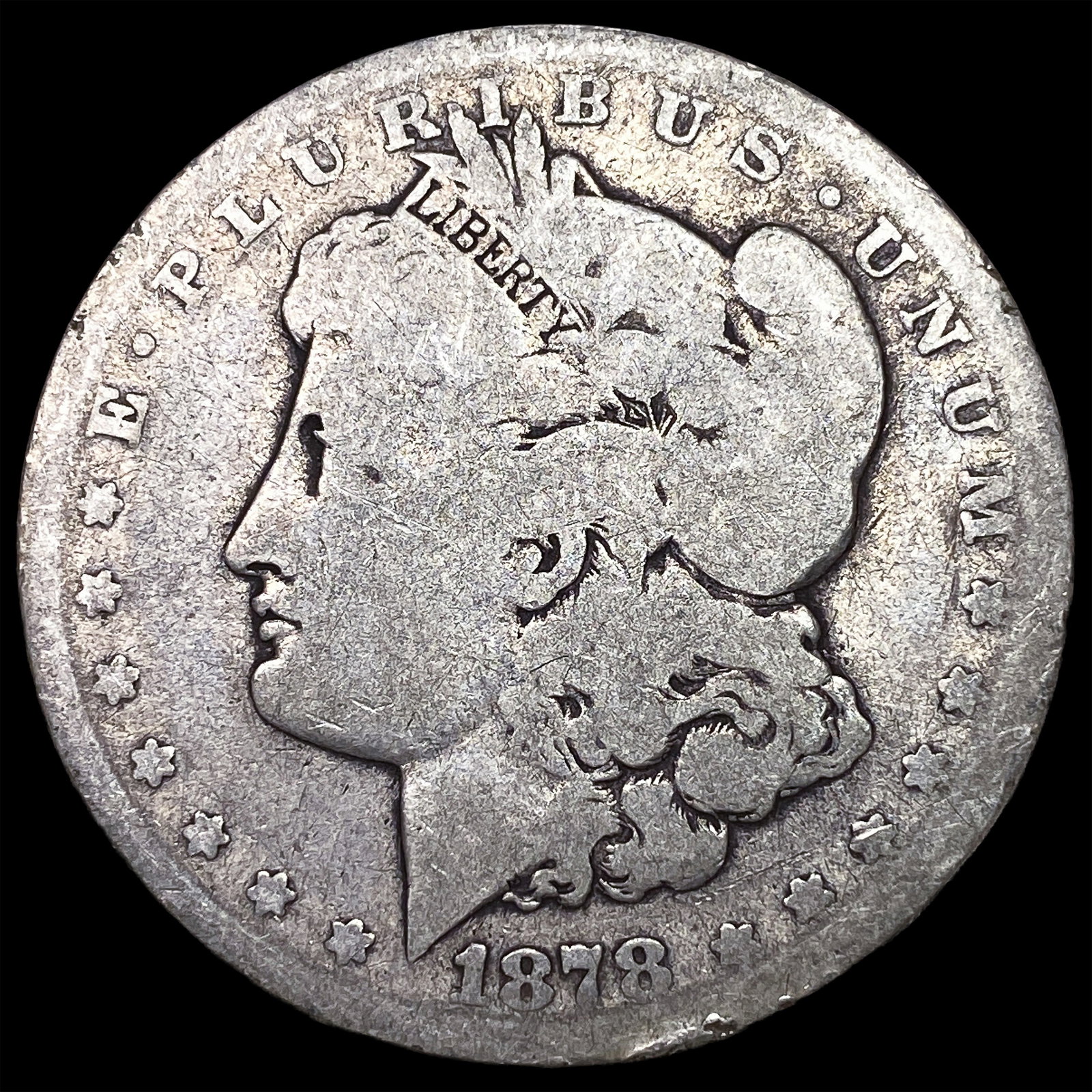 1878-CC Silver Morgan Dollar NICELY CIRCULATED: 1878-CC Silver Morgan Dollar NICELY CIRCULATED