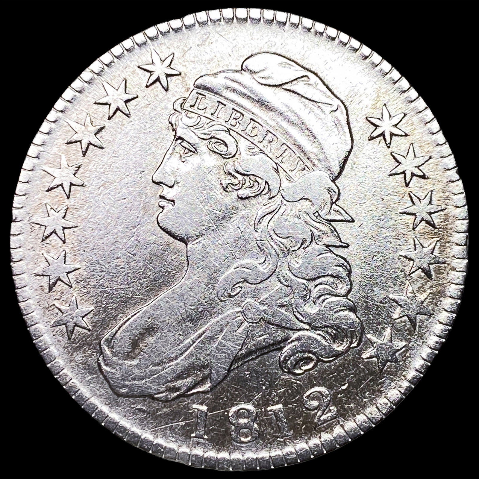 1812 Capped Bust Half Dollar NEARLY UNCIRCULATED (1 of 2)