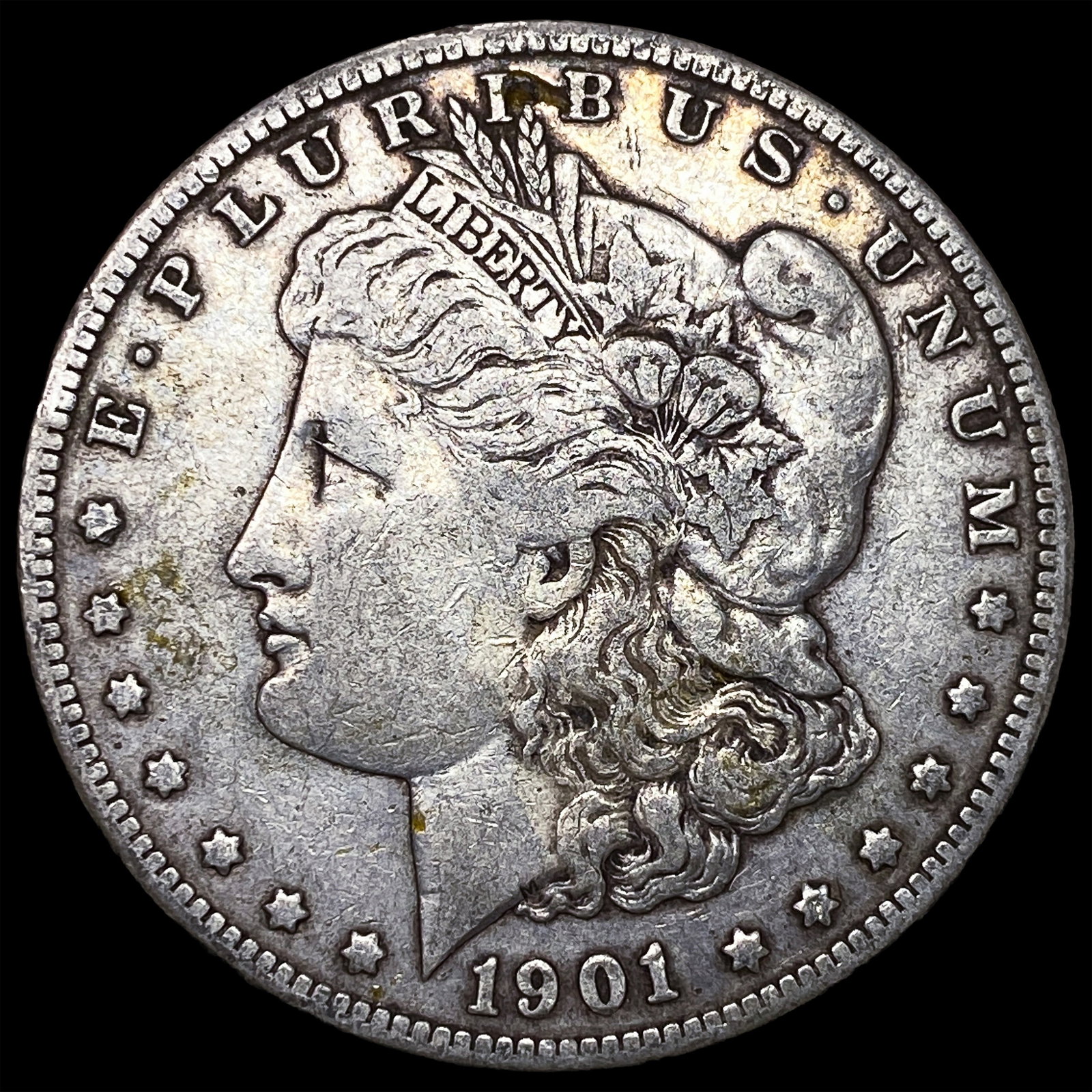 1901-S Silver Morgan Dollar LIGHTLY CIRCULATED: 1901-S Silver Morgan Dollar LIGHTLY CIRCULATED