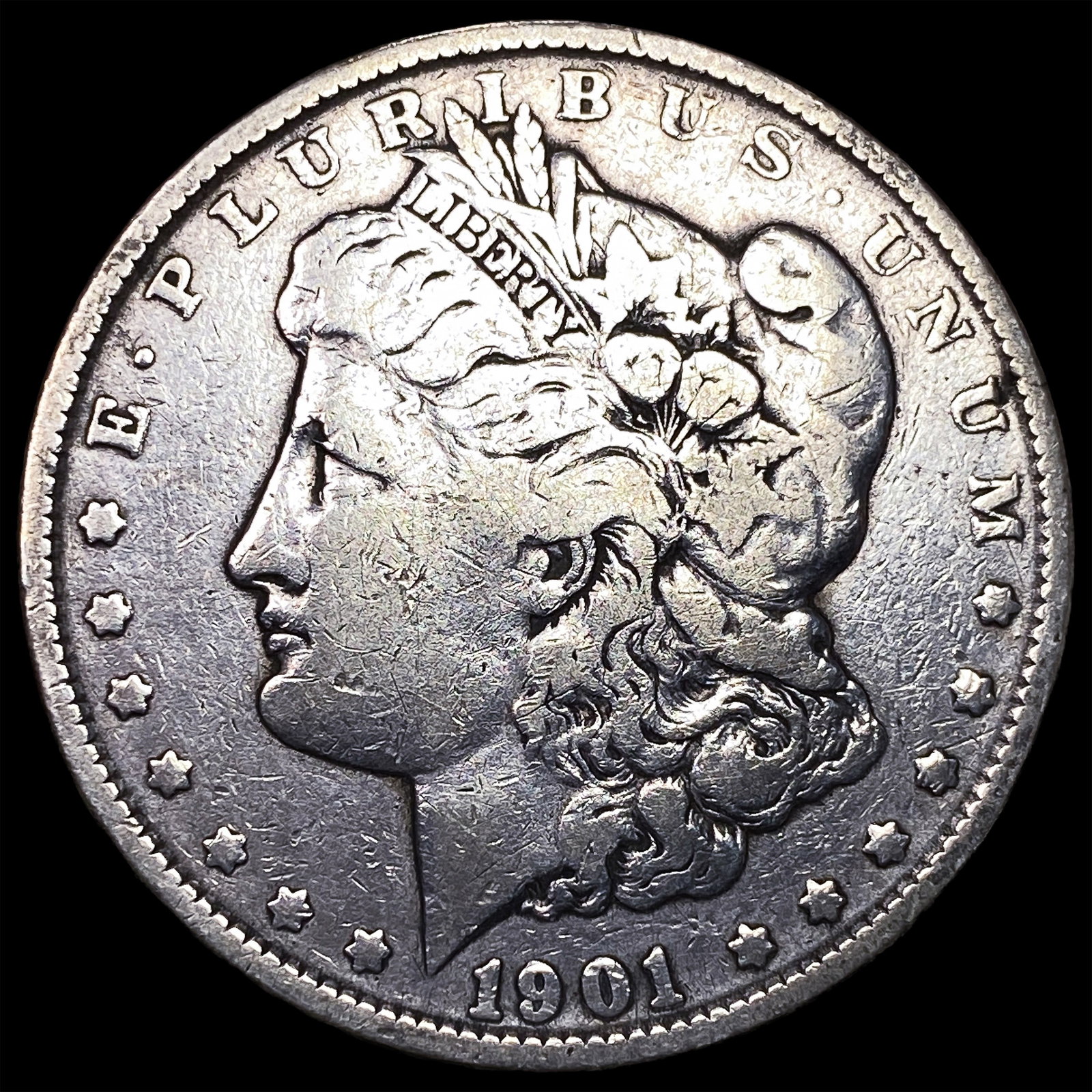 1901 Morgan Silver Dollar LIGHTLY CIRCULATED: 1901 Morgan Silver Dollar LIGHTLY CIRCULATED