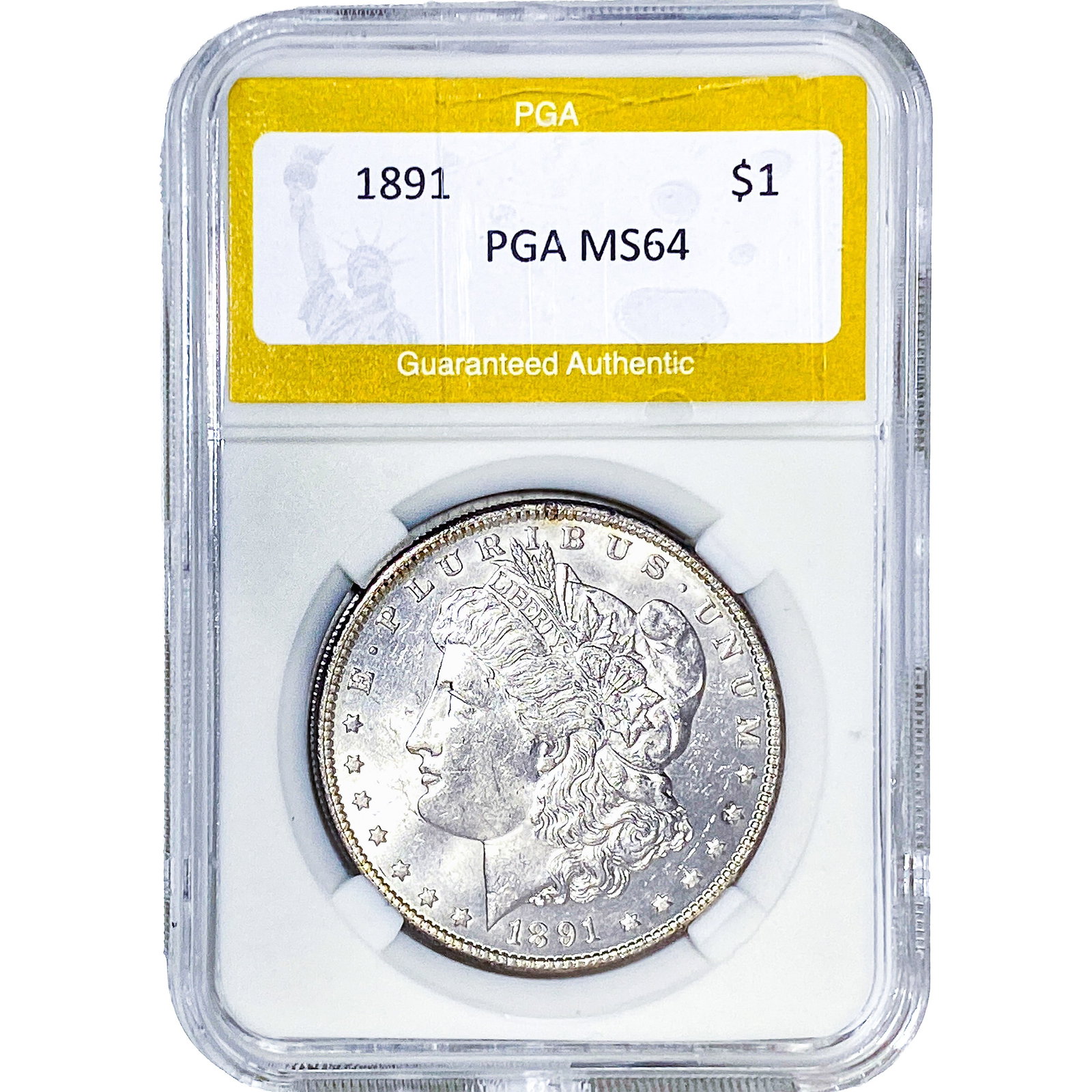 1891 Morgan Silver Dollar PGA MS64 (1 of 2)