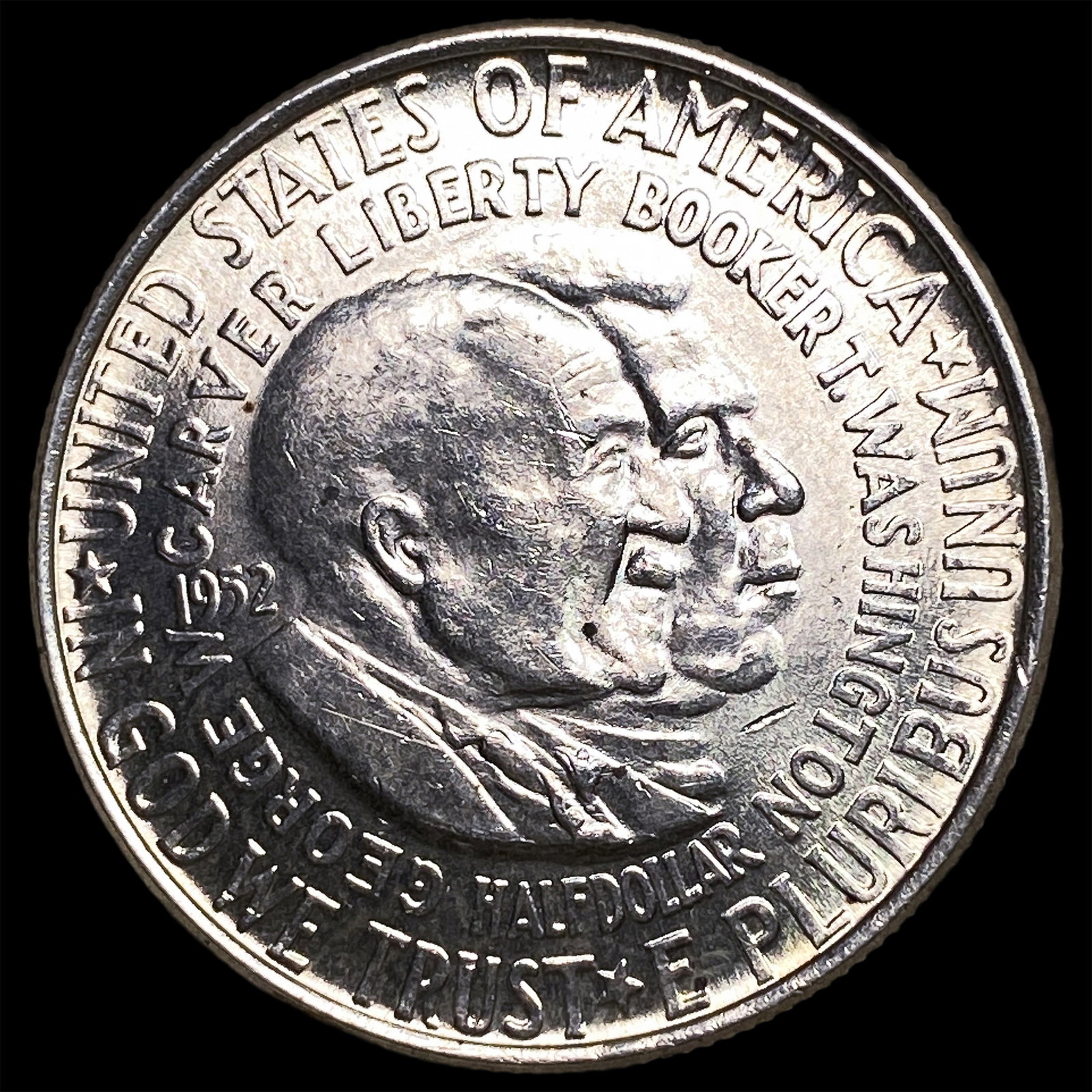 1952 Silver Booker T. Washington Half Dollar UNCIRCULATED: 1952 Silver Booker T. Washington Half Dollar UNCIRCULATED
