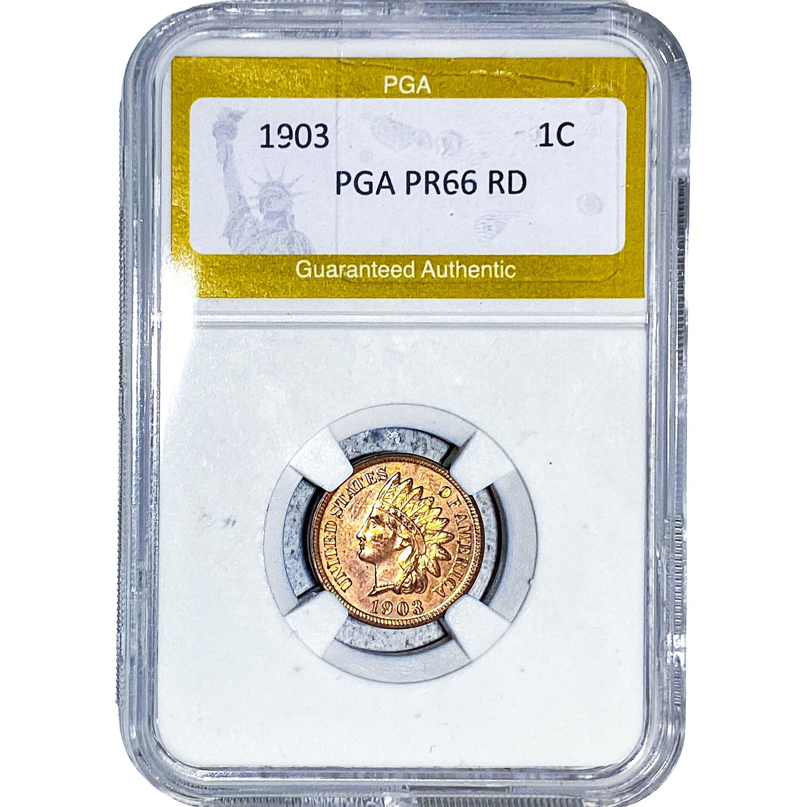 1903 Indian Head Cent PGA PR66 RD: 1903 Indian Head Cent PGA PR66 RD