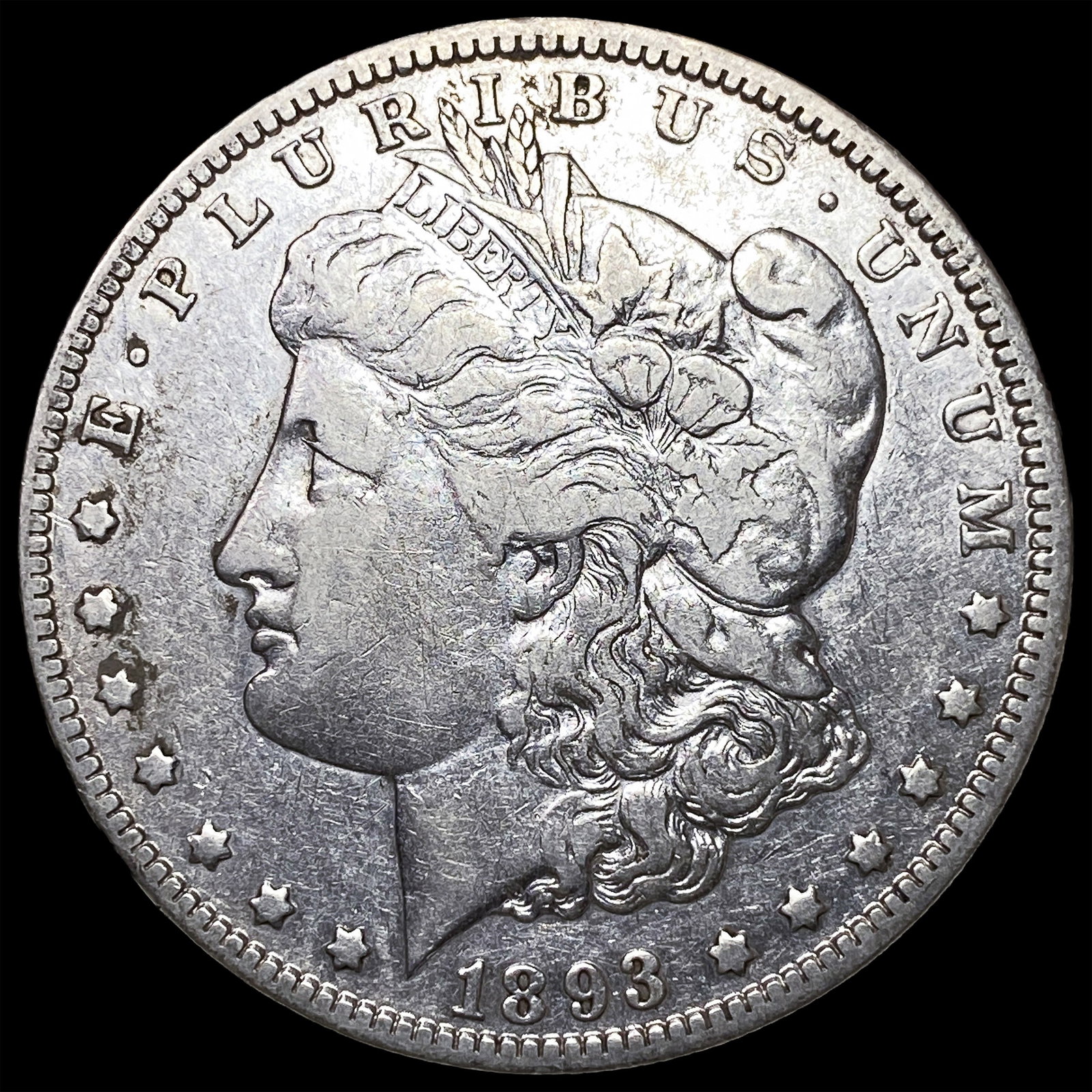 1893-O Silver Morgan Dollar NEARLY UNCIRCULATED: 1893-O Silver Morgan Dollar NEARLY UNCIRCULATED