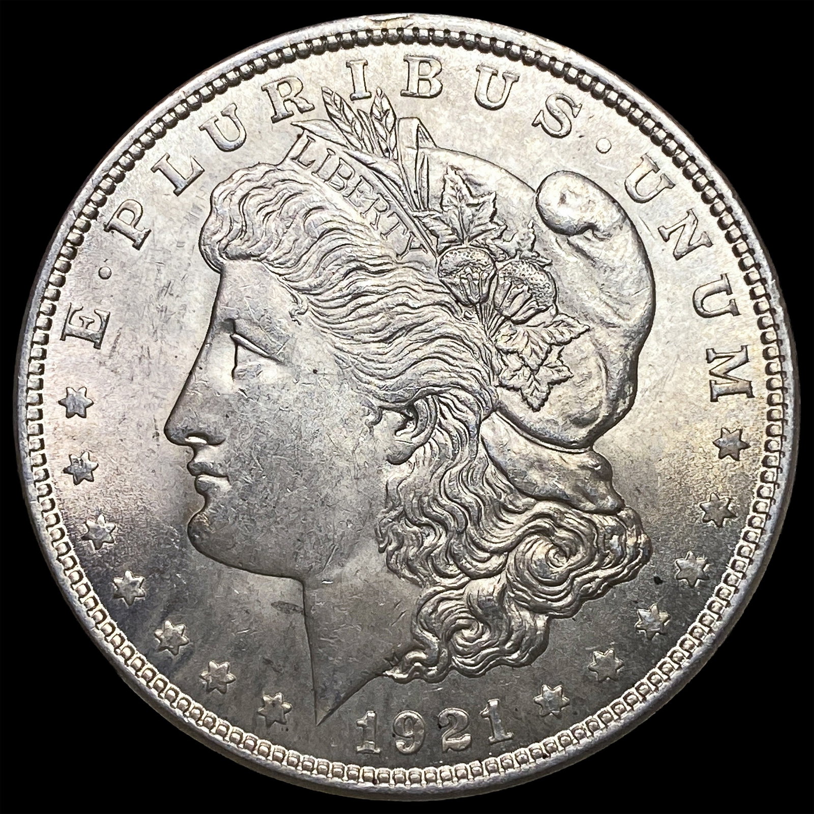 1921 Silver Morgan Dollar CHOICE BU (1 of 2)