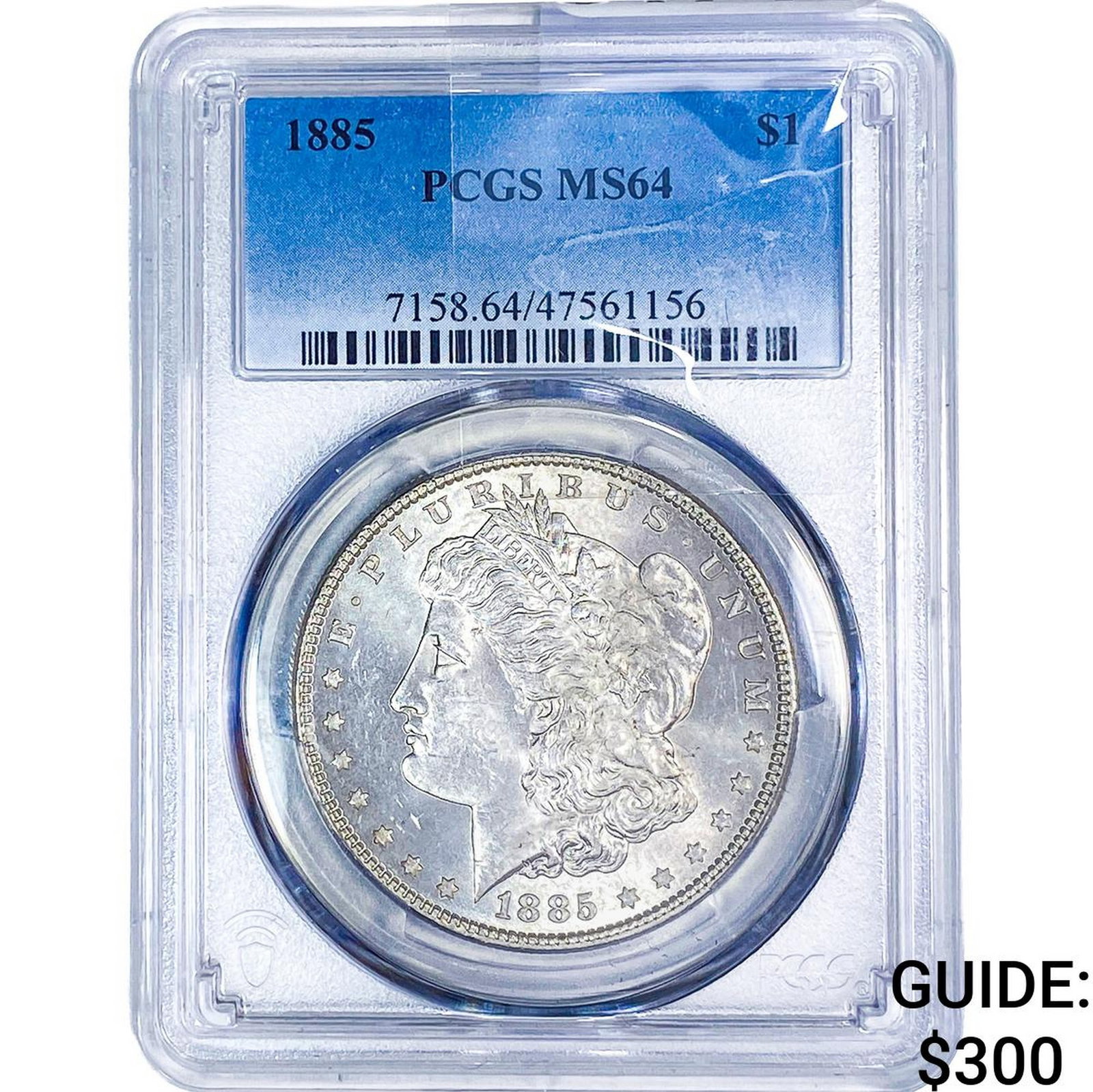1885 Morgan Silver Dollar PCGS MS64: 1885 Morgan Silver Dollar PCGS MS64