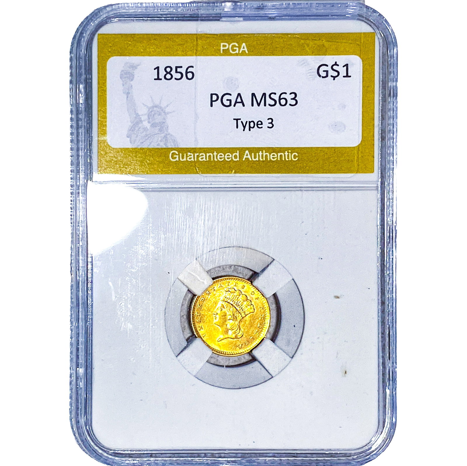 1856 Type 3 Dollar PGA MS63 Type 3 (1 of 2)