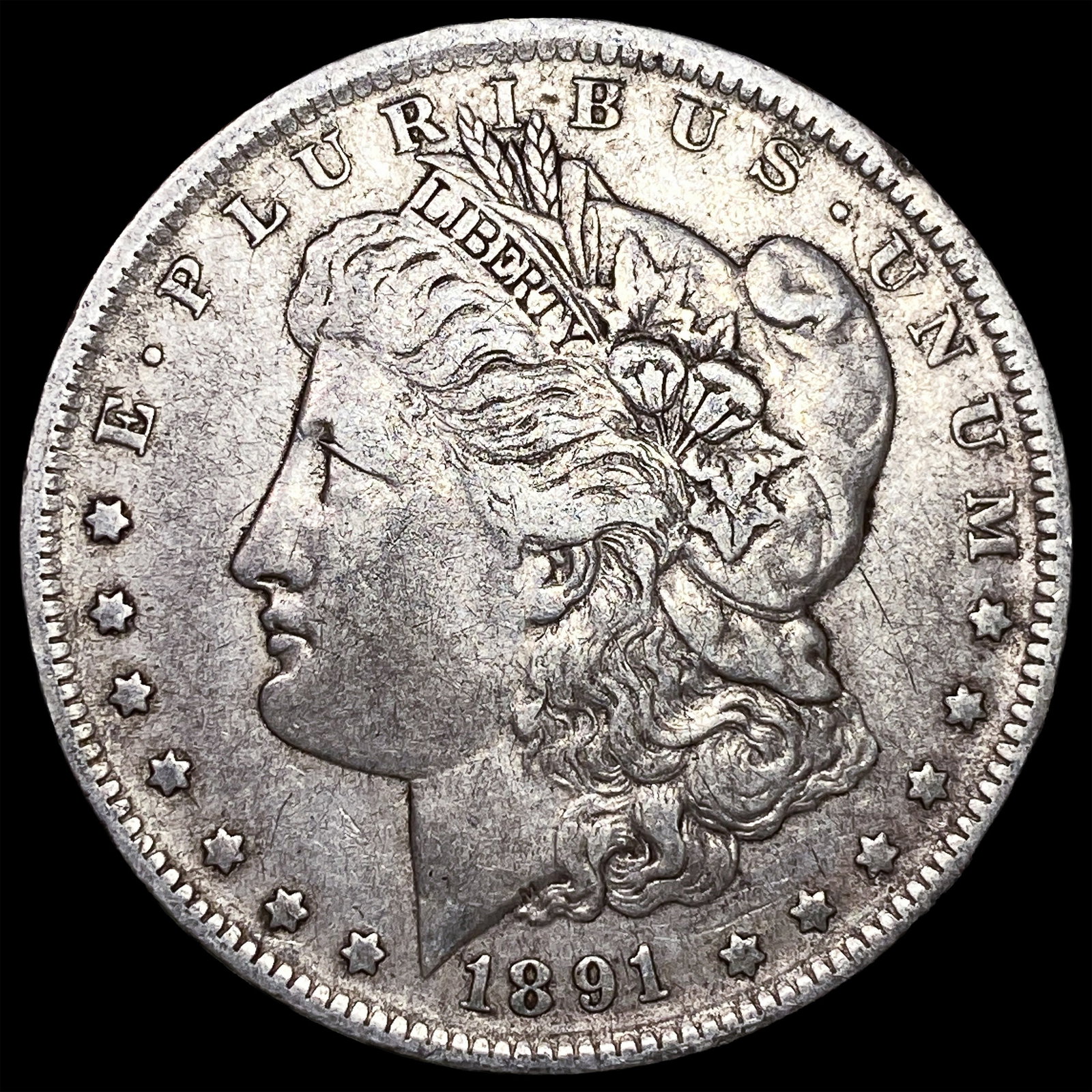 1891-O Silver Morgan Dollar LIGHTLY CIRCULATED: 1891-O Silver Morgan Dollar LIGHTLY CIRCULATED