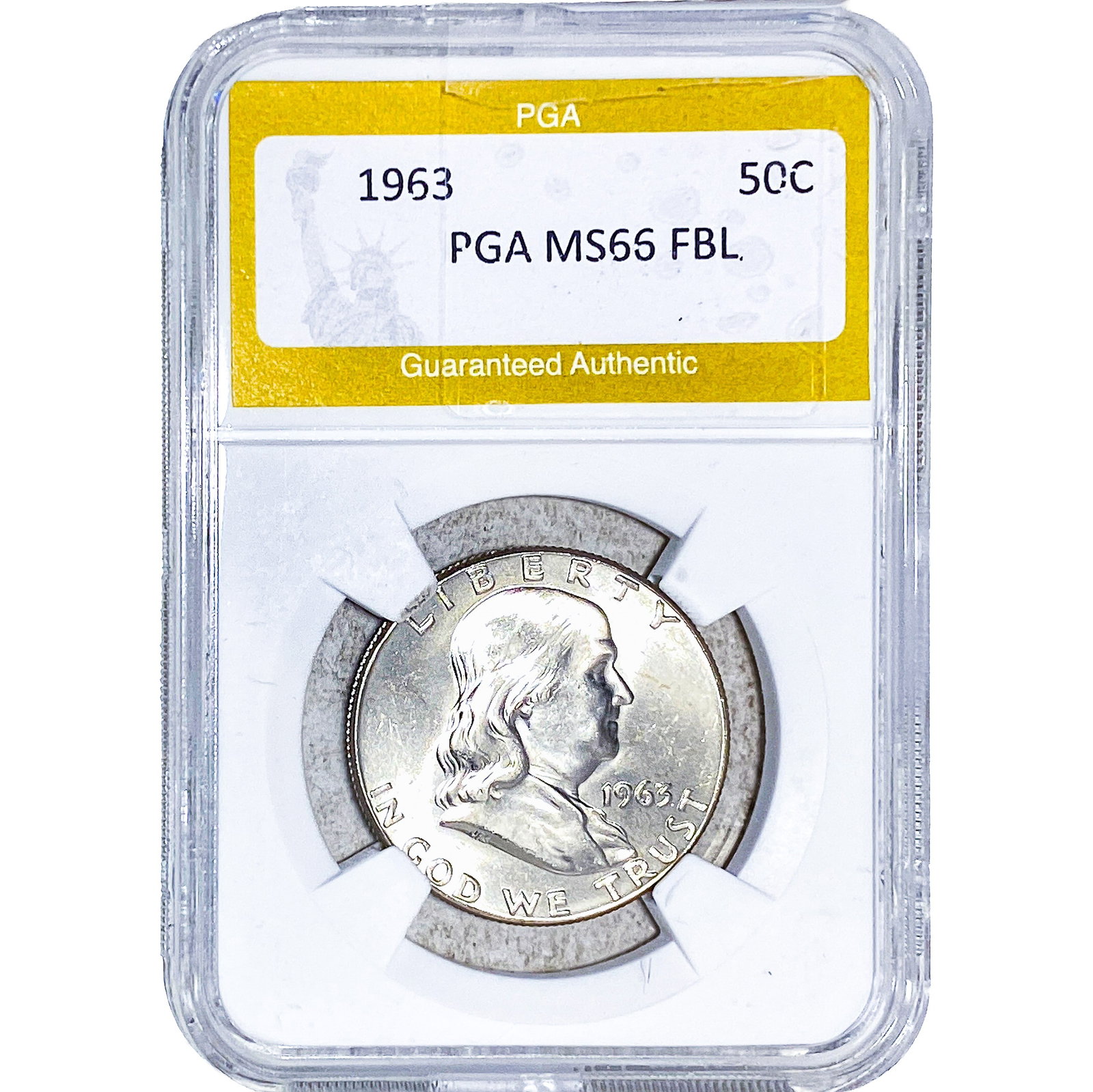 1963 Franklin Half Dollar PGA MS66 FBL (1 of 2)