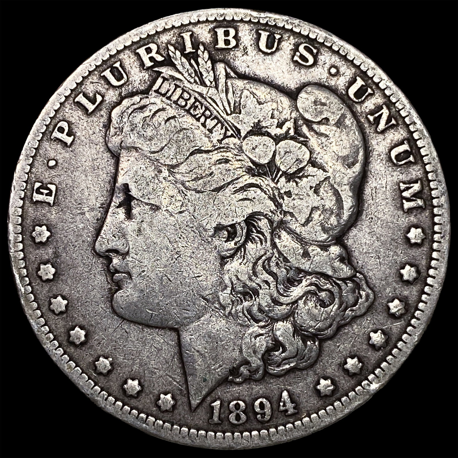 1894-O Silver Morgan Dollar NEARLY UNCIRCULATED: 1894-O Silver Morgan Dollar NEARLY UNCIRCULATED